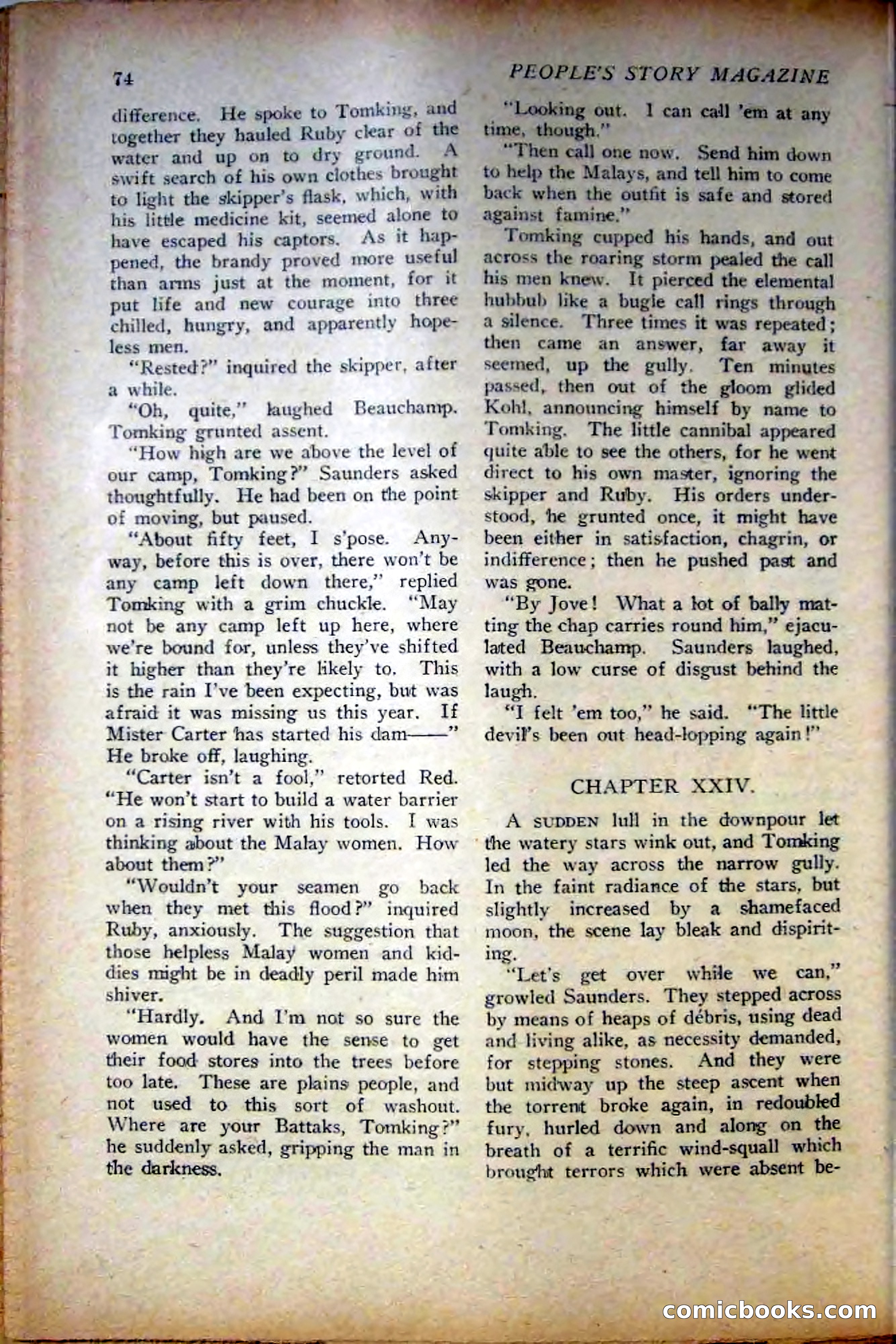 People's Story Magazine, November 25, 1922 — page 76 of 196