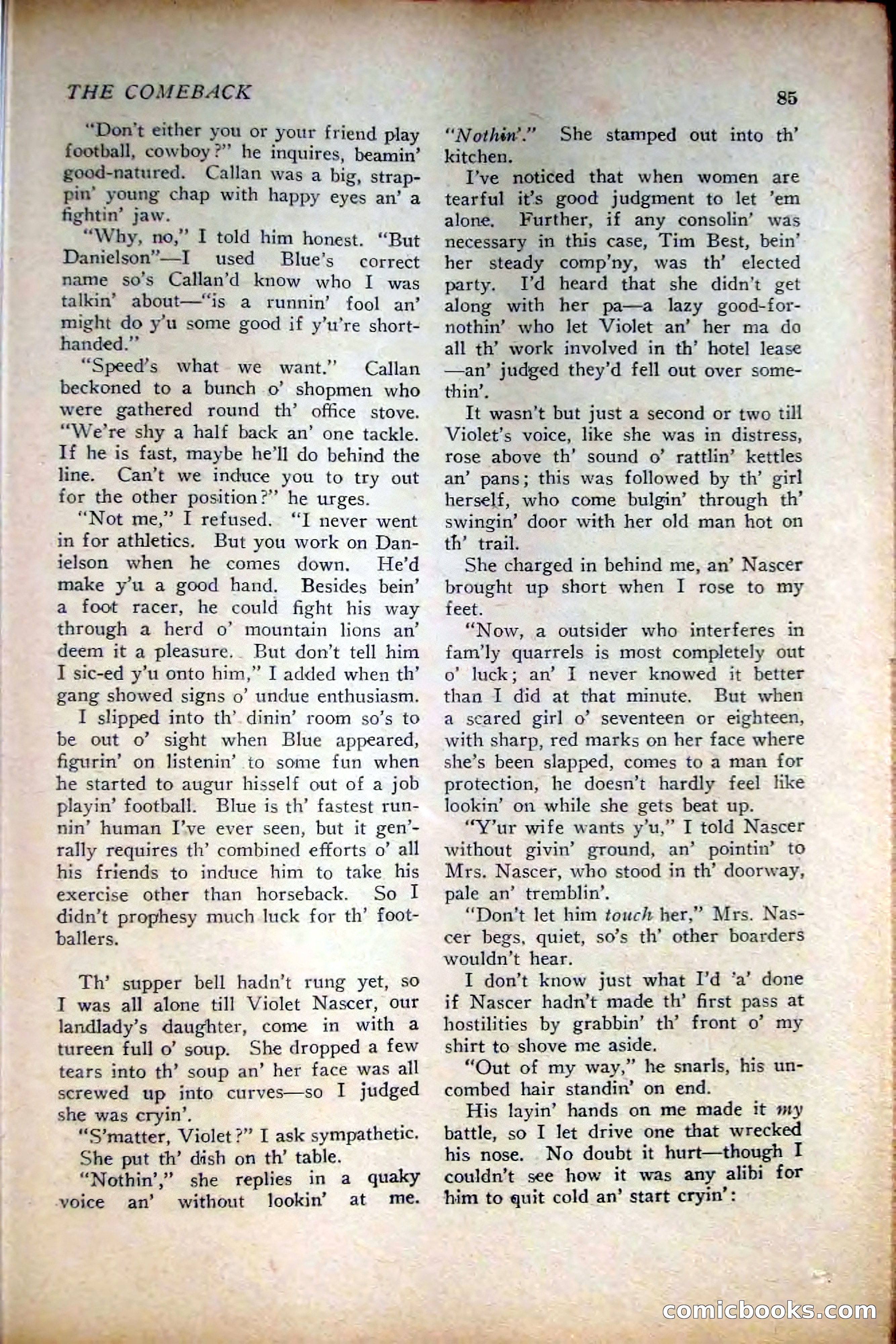People's Story Magazine, November 25, 1922 — page 87 of 196