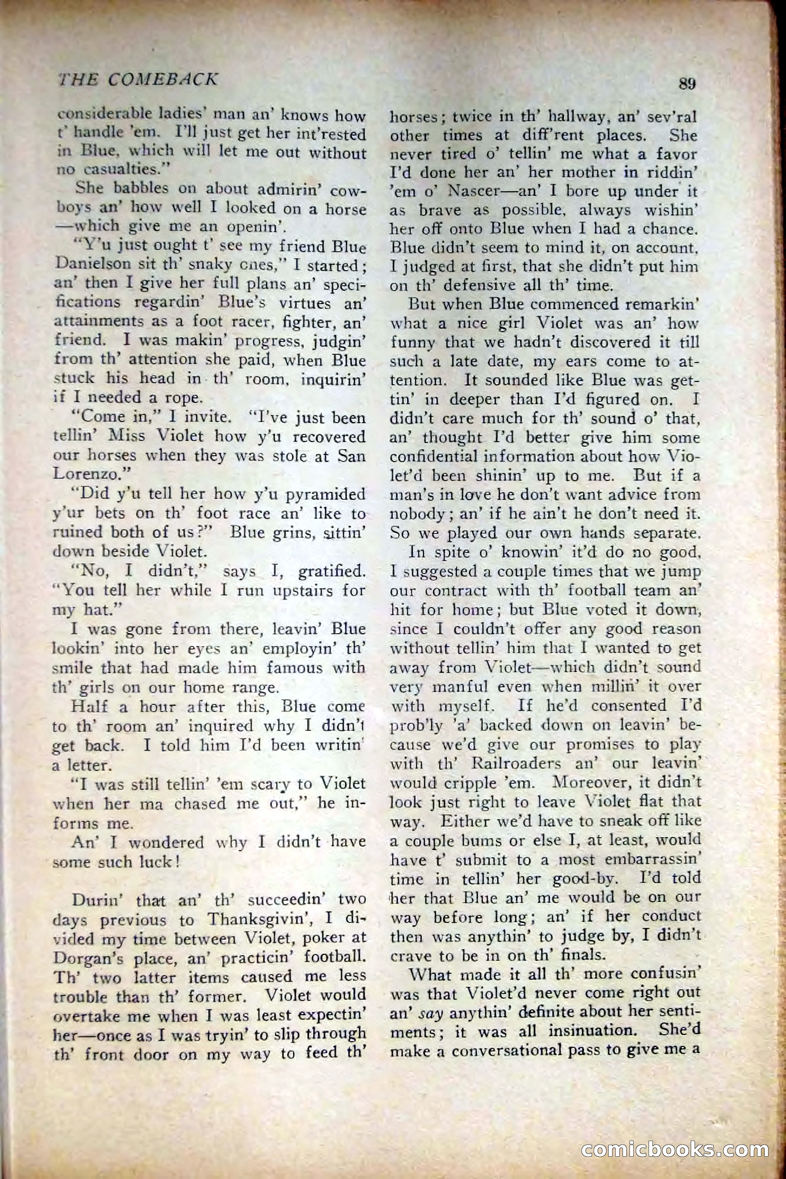 People's Story Magazine, November 25, 1922 — page 91 of 196