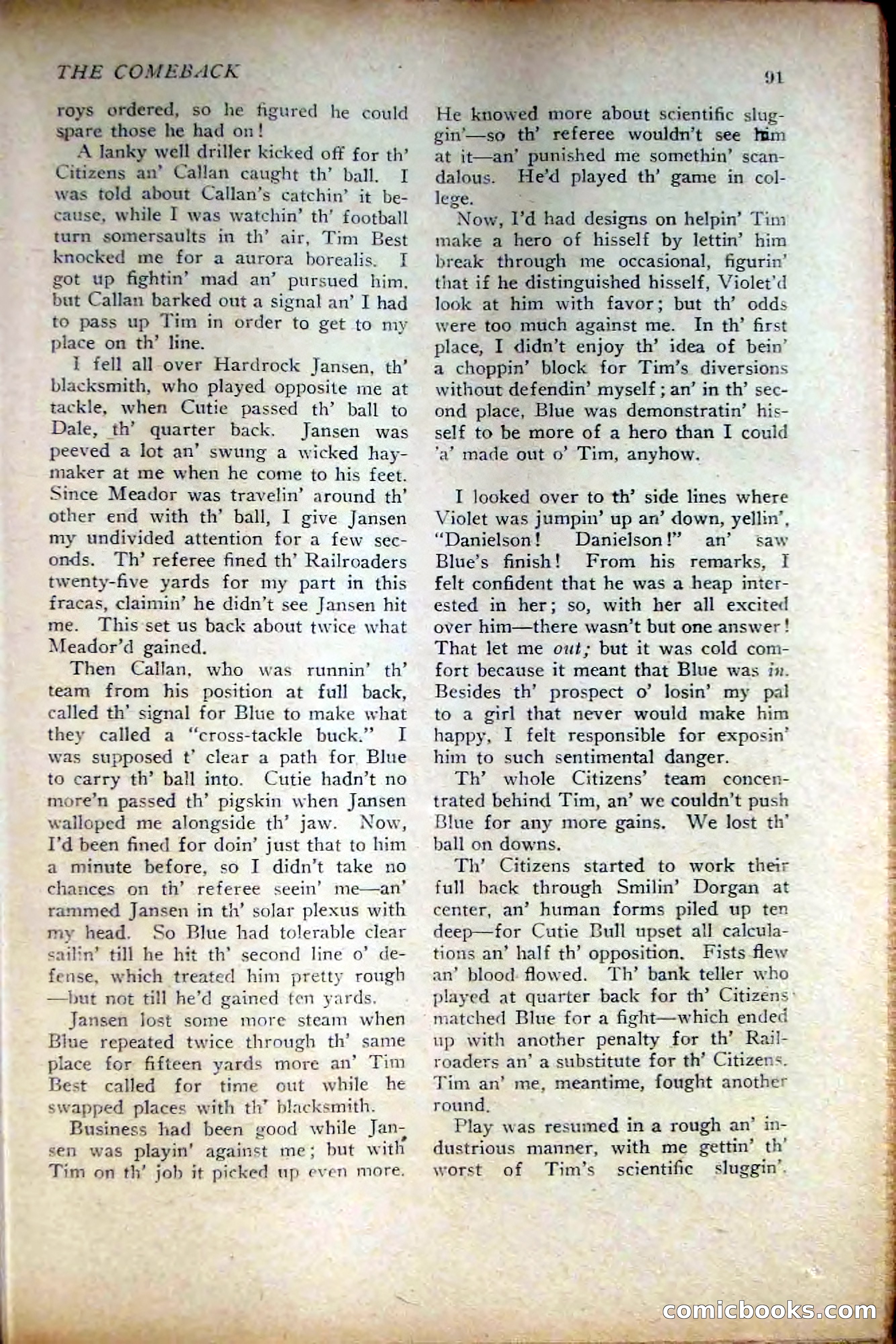 People's Story Magazine, November 25, 1922 — page 93 of 196