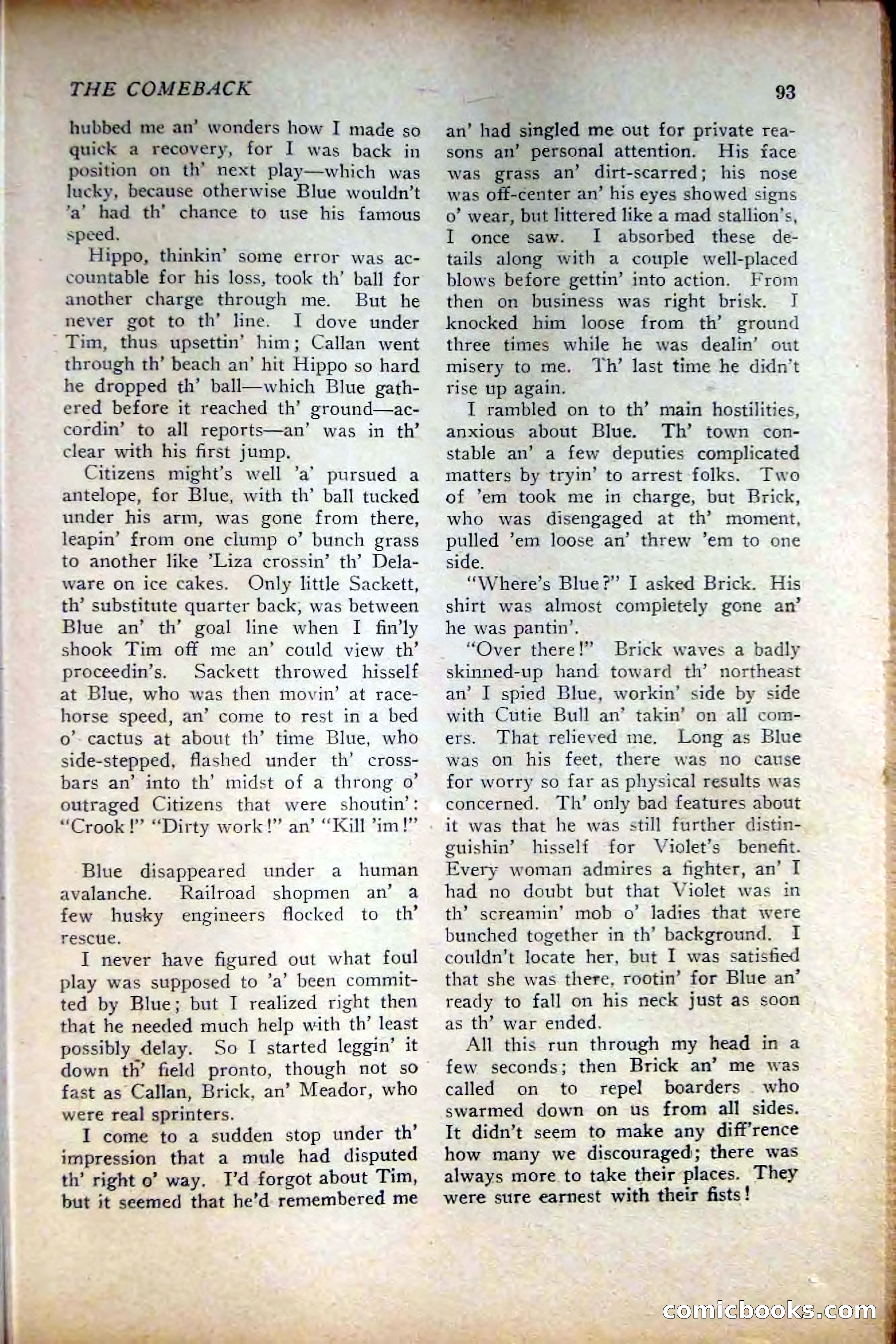 People's Story Magazine, November 25, 1922 — page 95 of 196