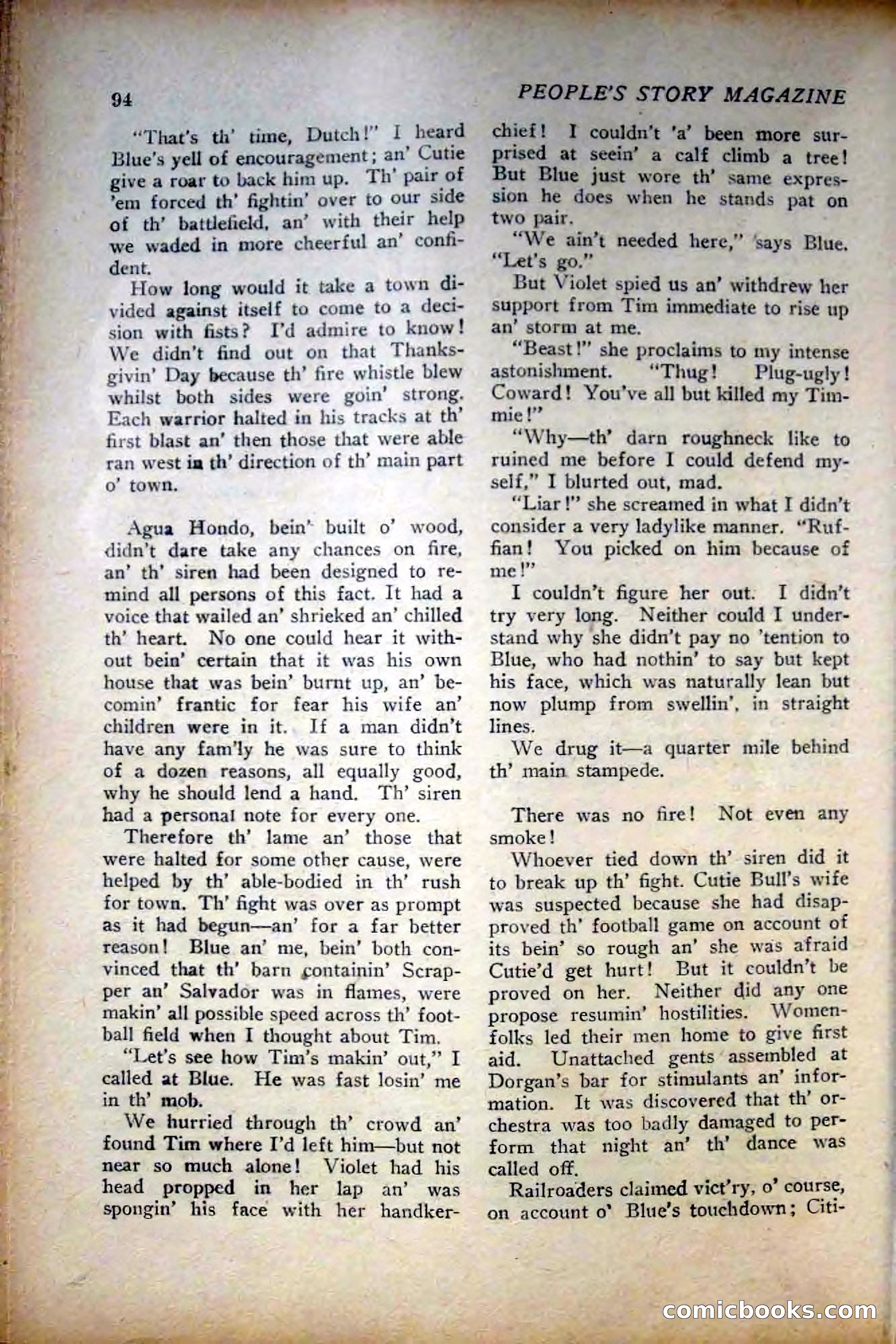 People's Story Magazine, November 25, 1922 — page 96 of 196