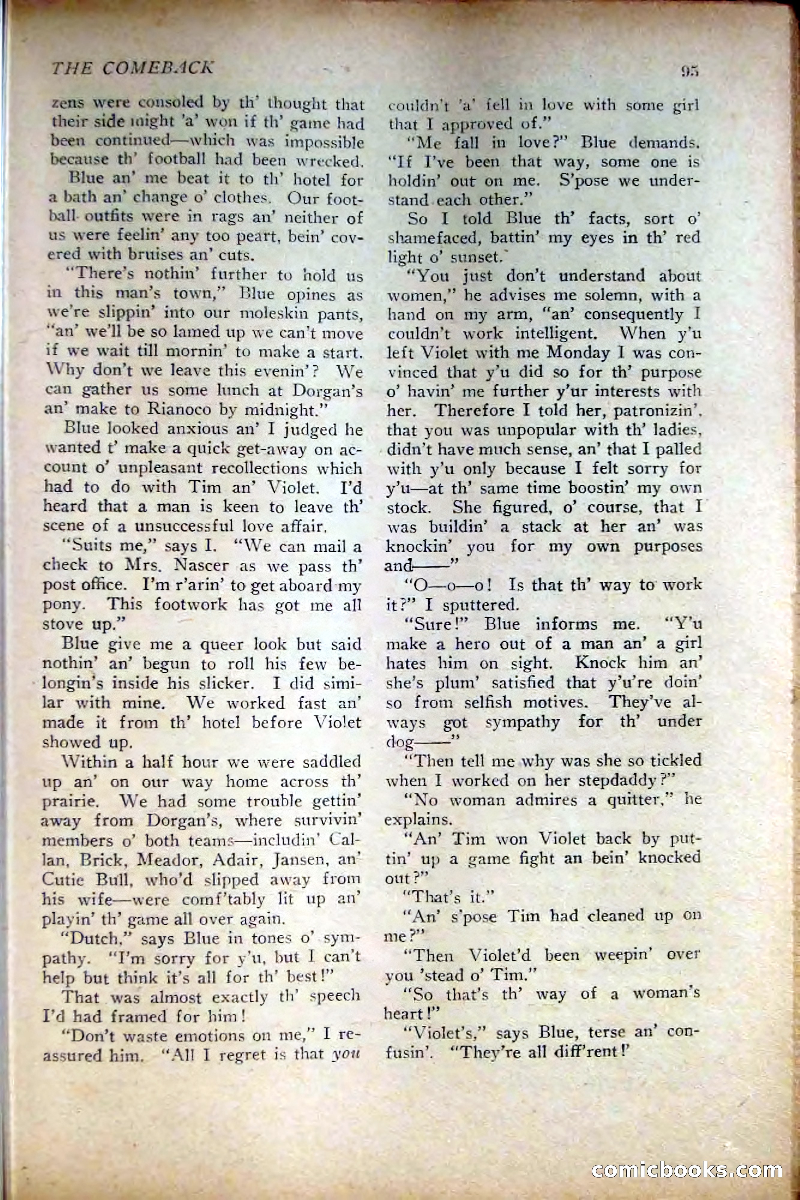 People's Story Magazine, November 25, 1922 — page 97 of 196