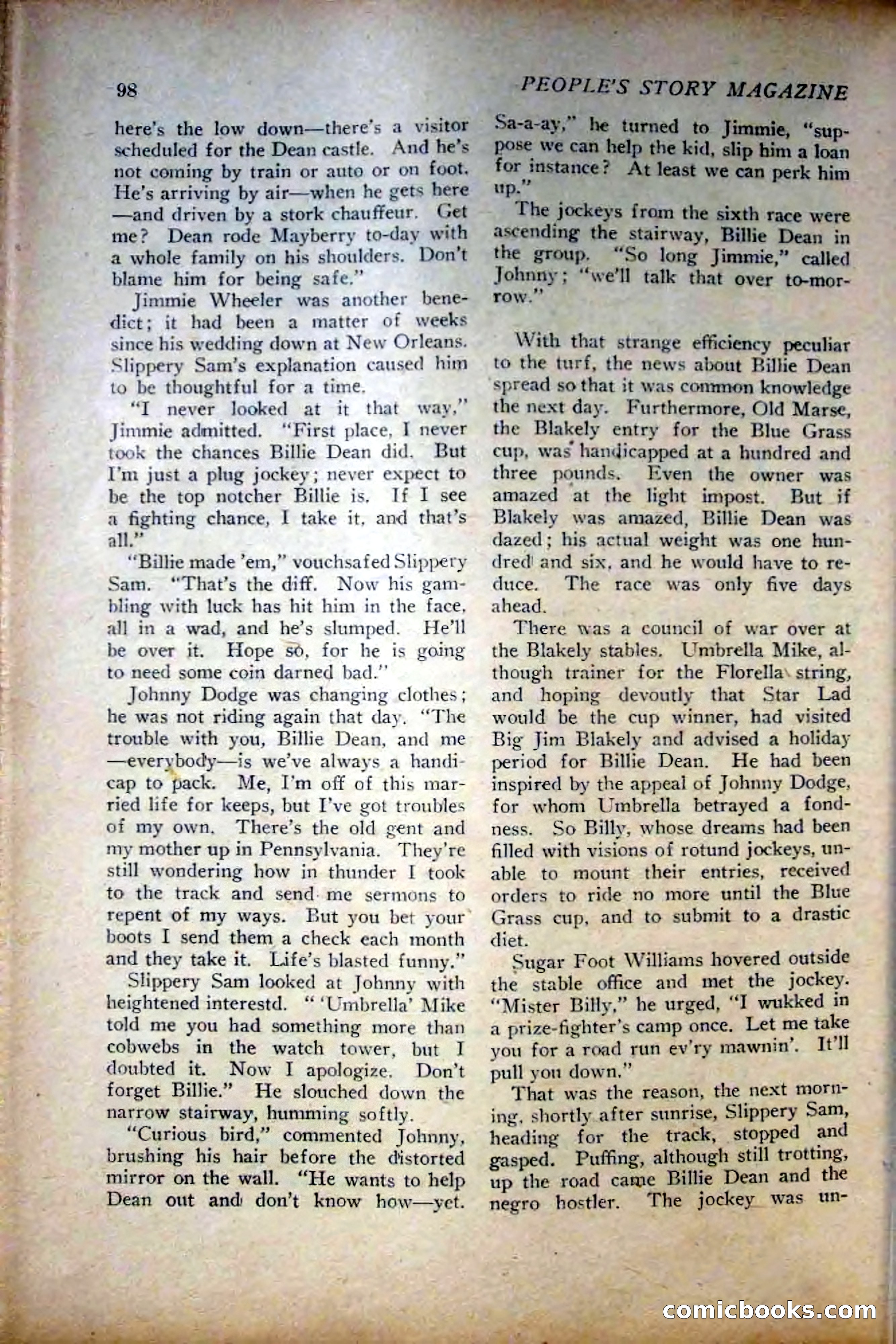 People's Story Magazine, November 25, 1922 — page 100 of 196