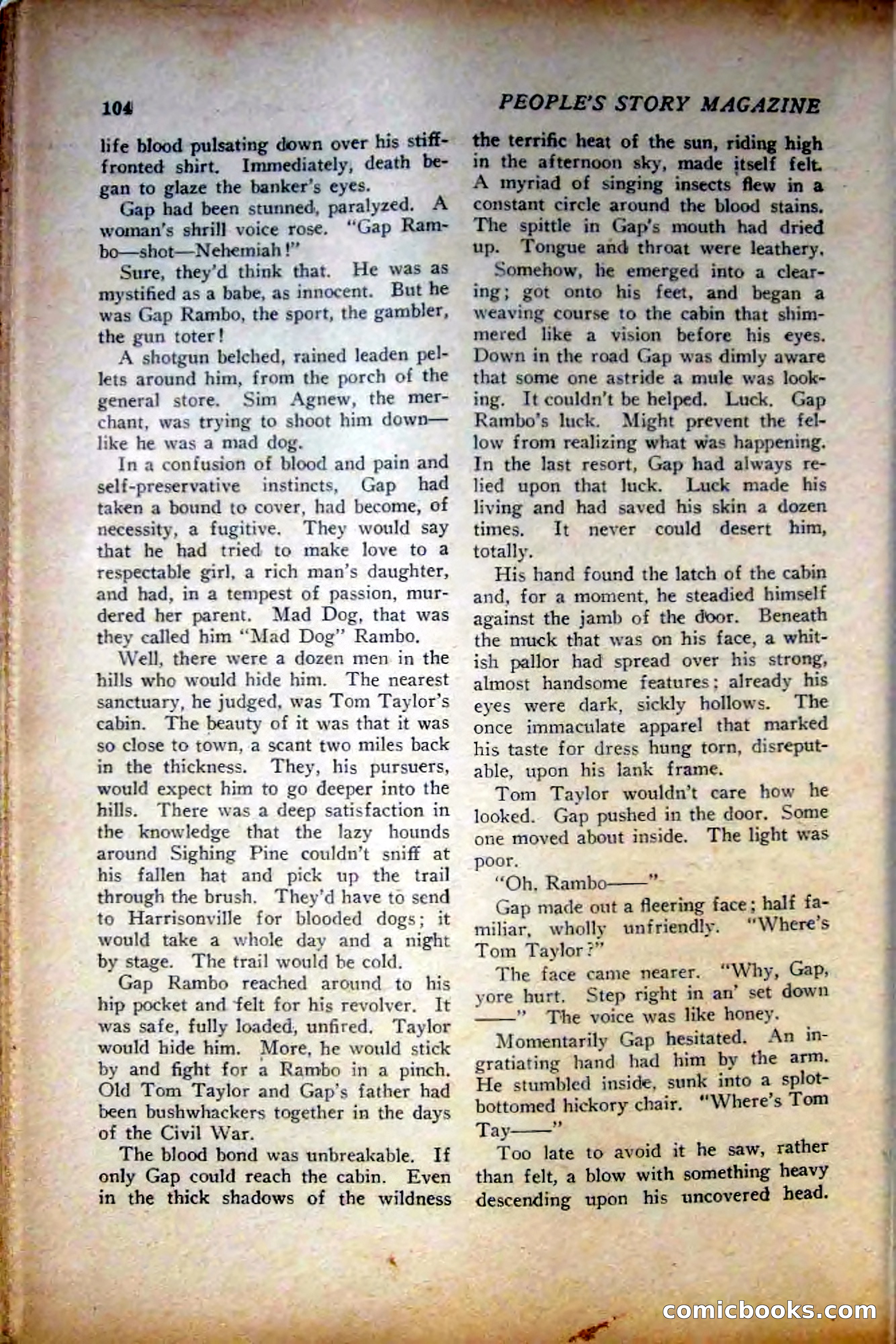People's Story Magazine, November 25, 1922 — page 106 of 196