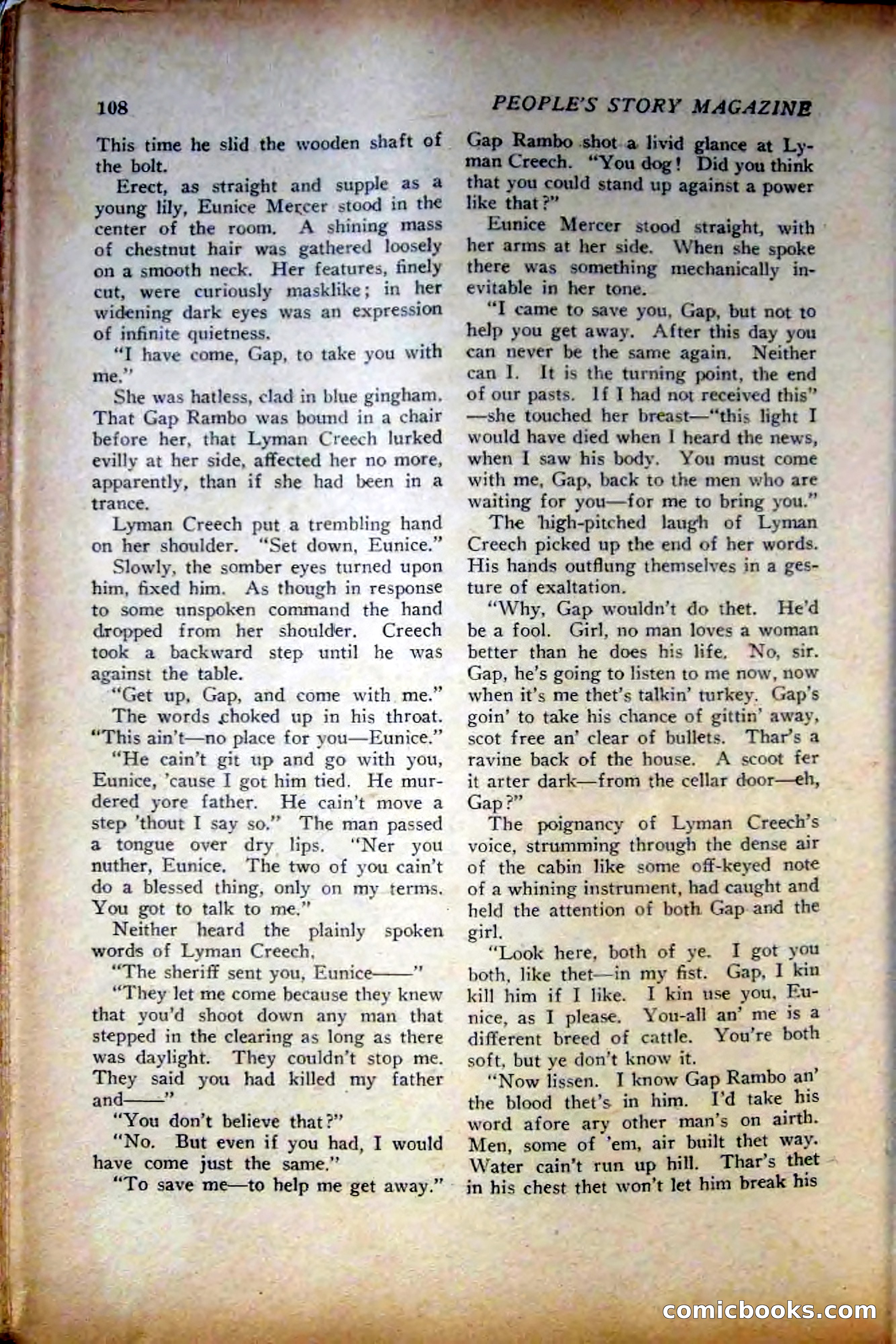 People's Story Magazine, November 25, 1922 — page 110 of 196