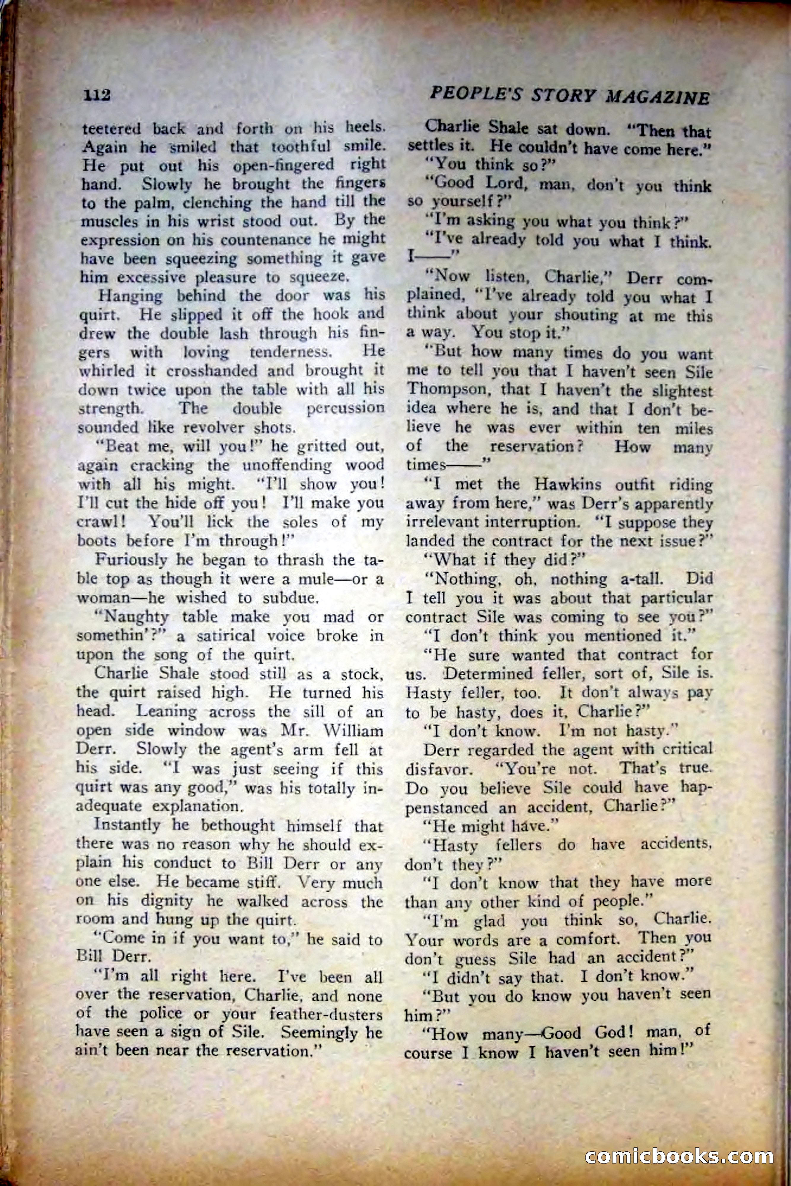People's Story Magazine, November 25, 1922 — page 114 of 196