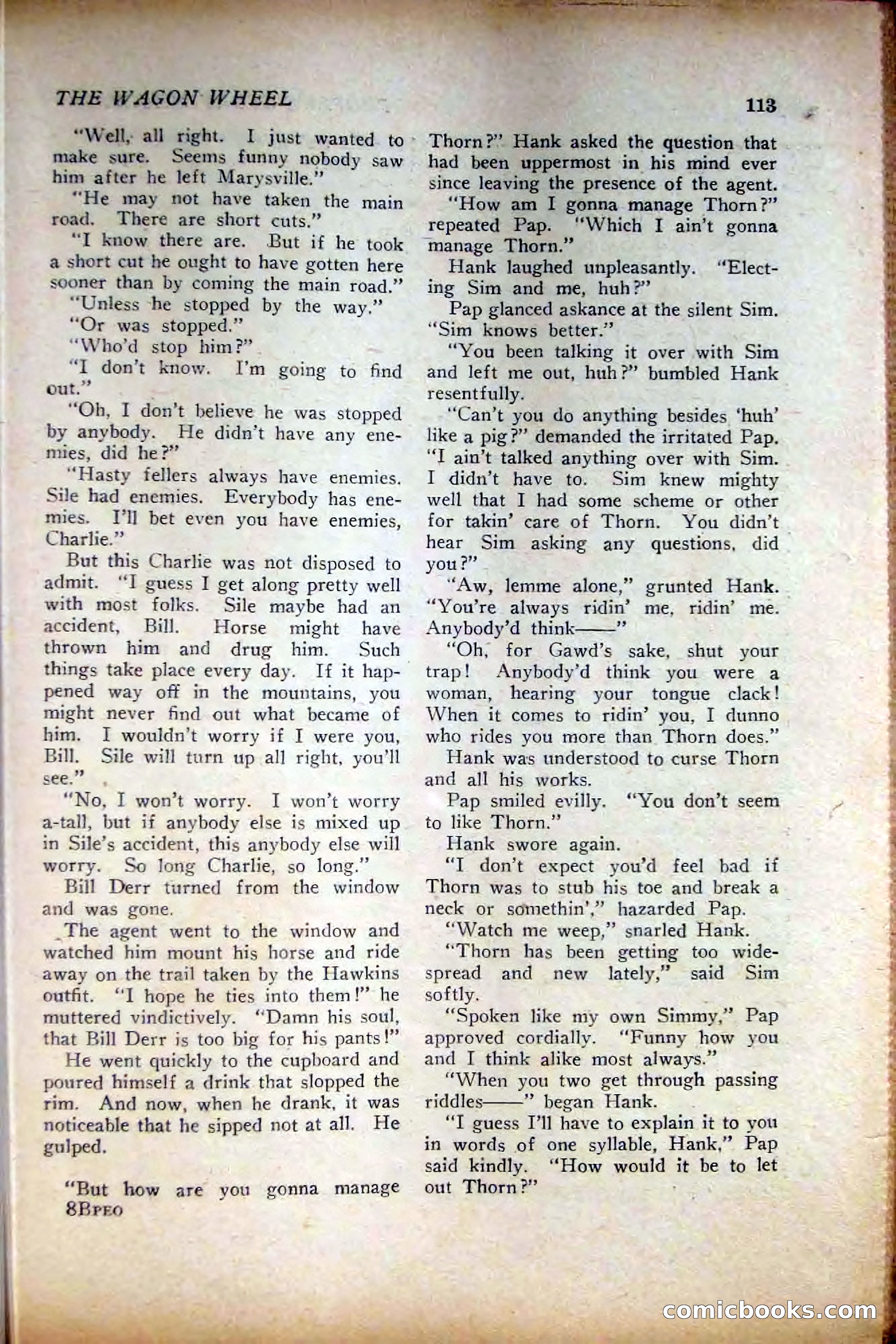 People's Story Magazine, November 25, 1922 — page 115 of 196