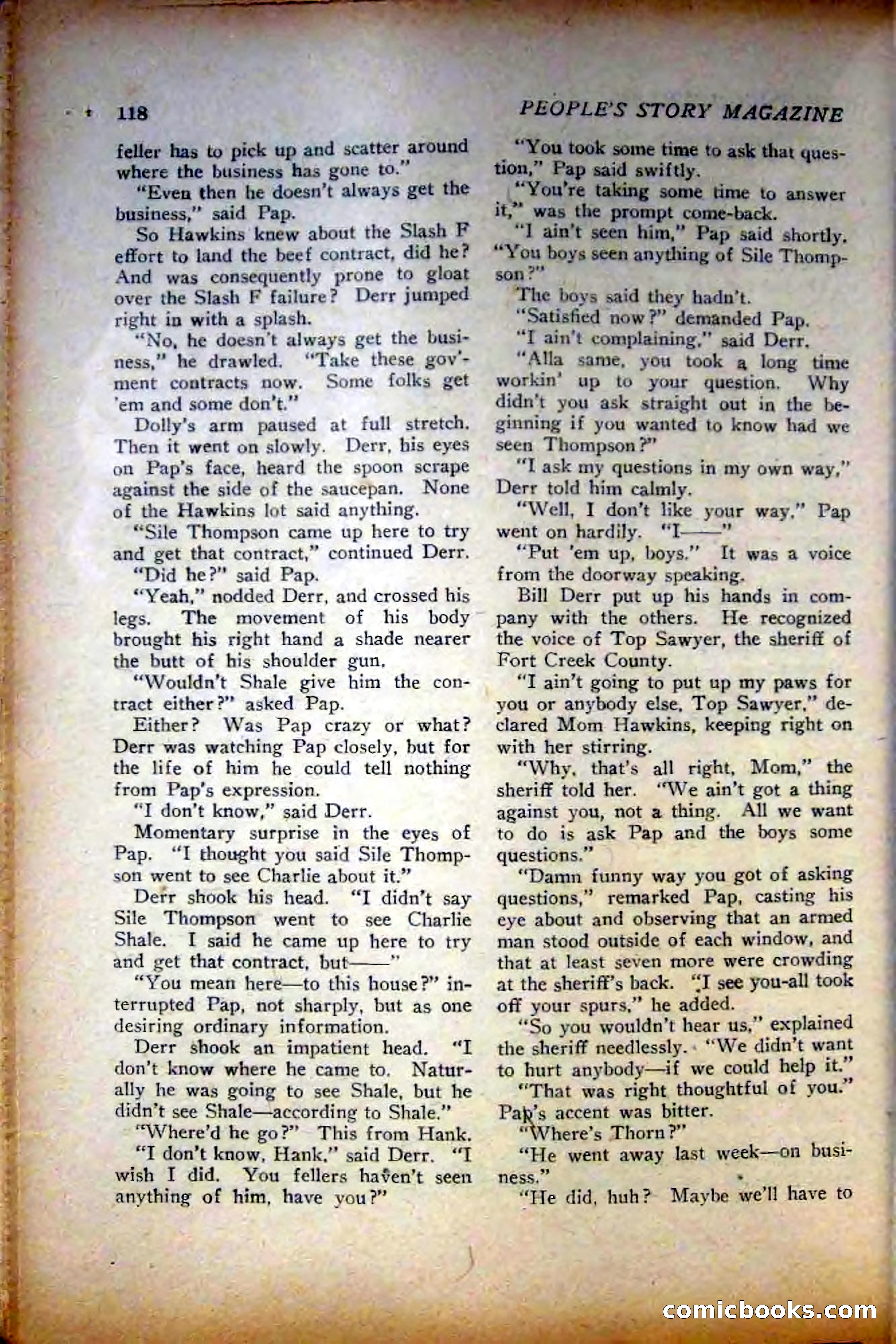 People's Story Magazine, November 25, 1922 — page 120 of 196