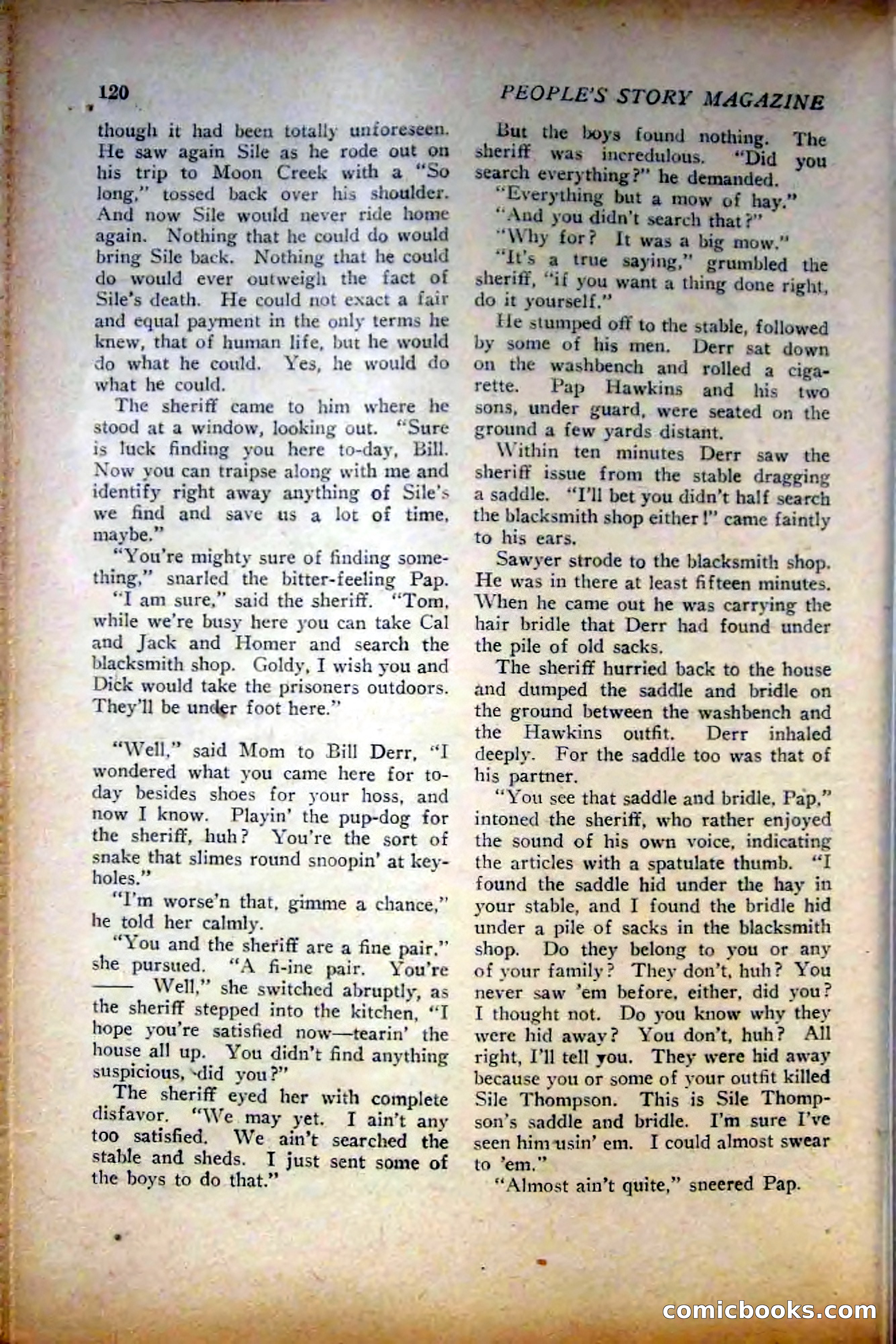 People's Story Magazine, November 25, 1922 — page 122 of 196