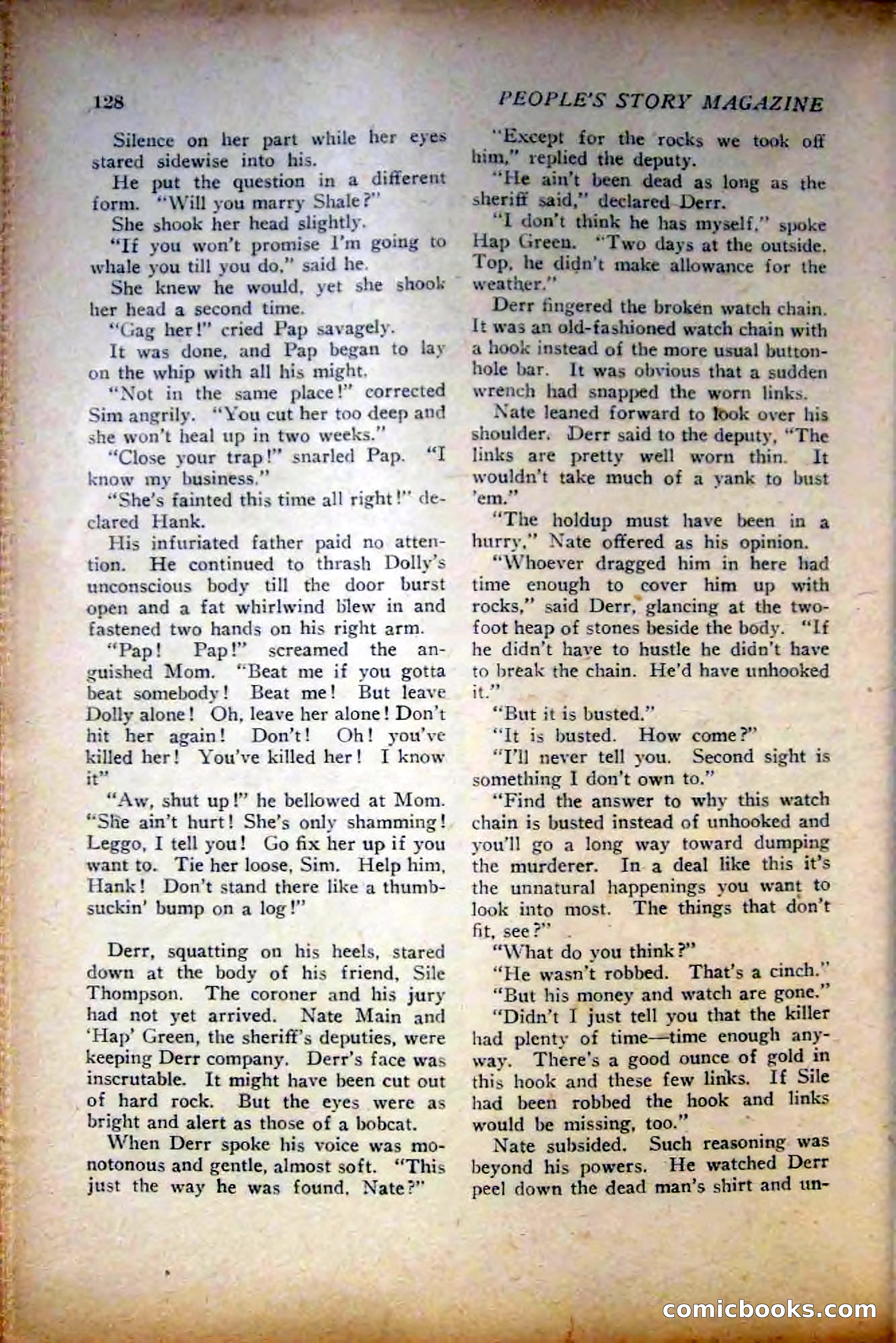 People's Story Magazine, November 25, 1922 — page 130 of 196