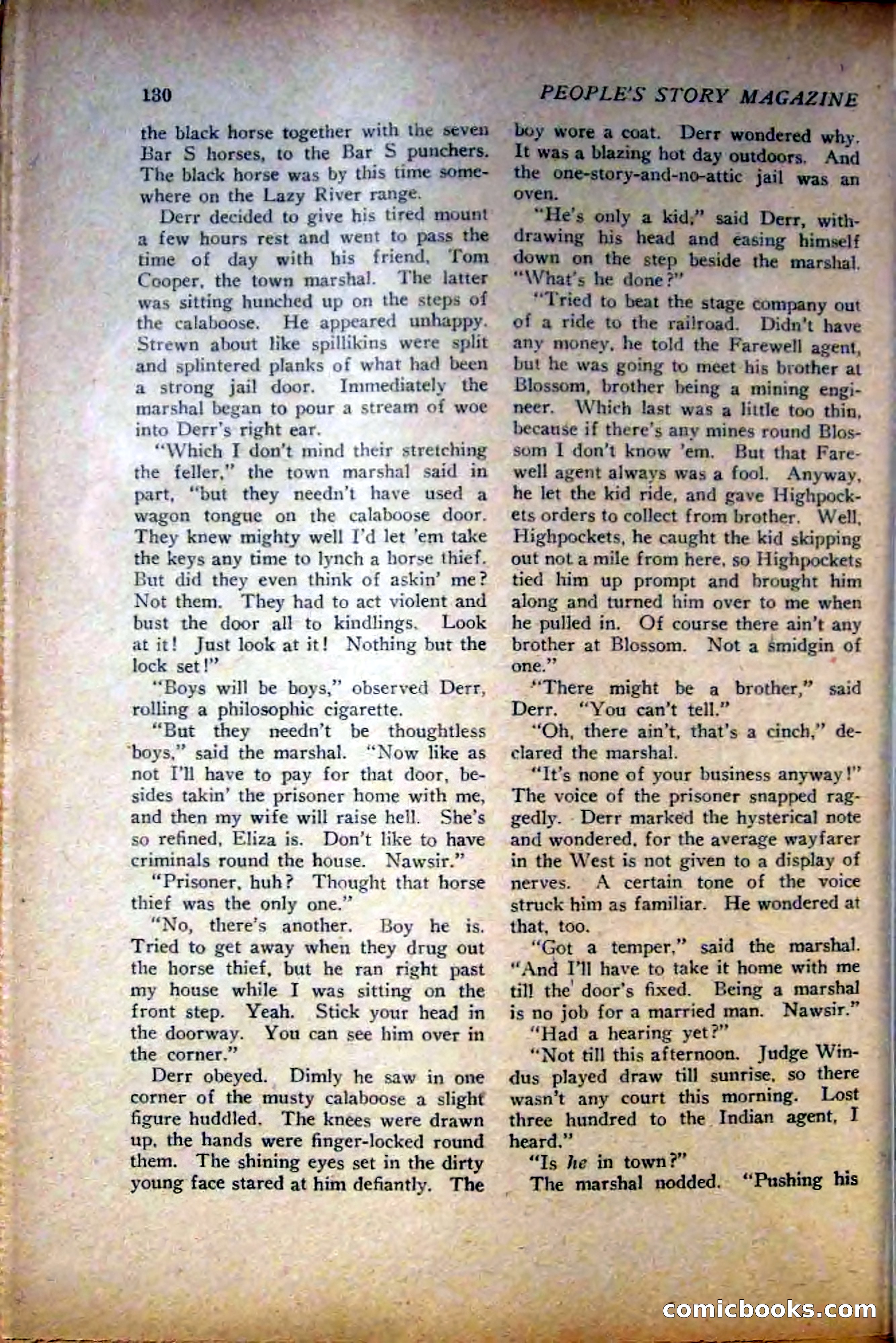 People's Story Magazine, November 25, 1922 — page 132 of 196