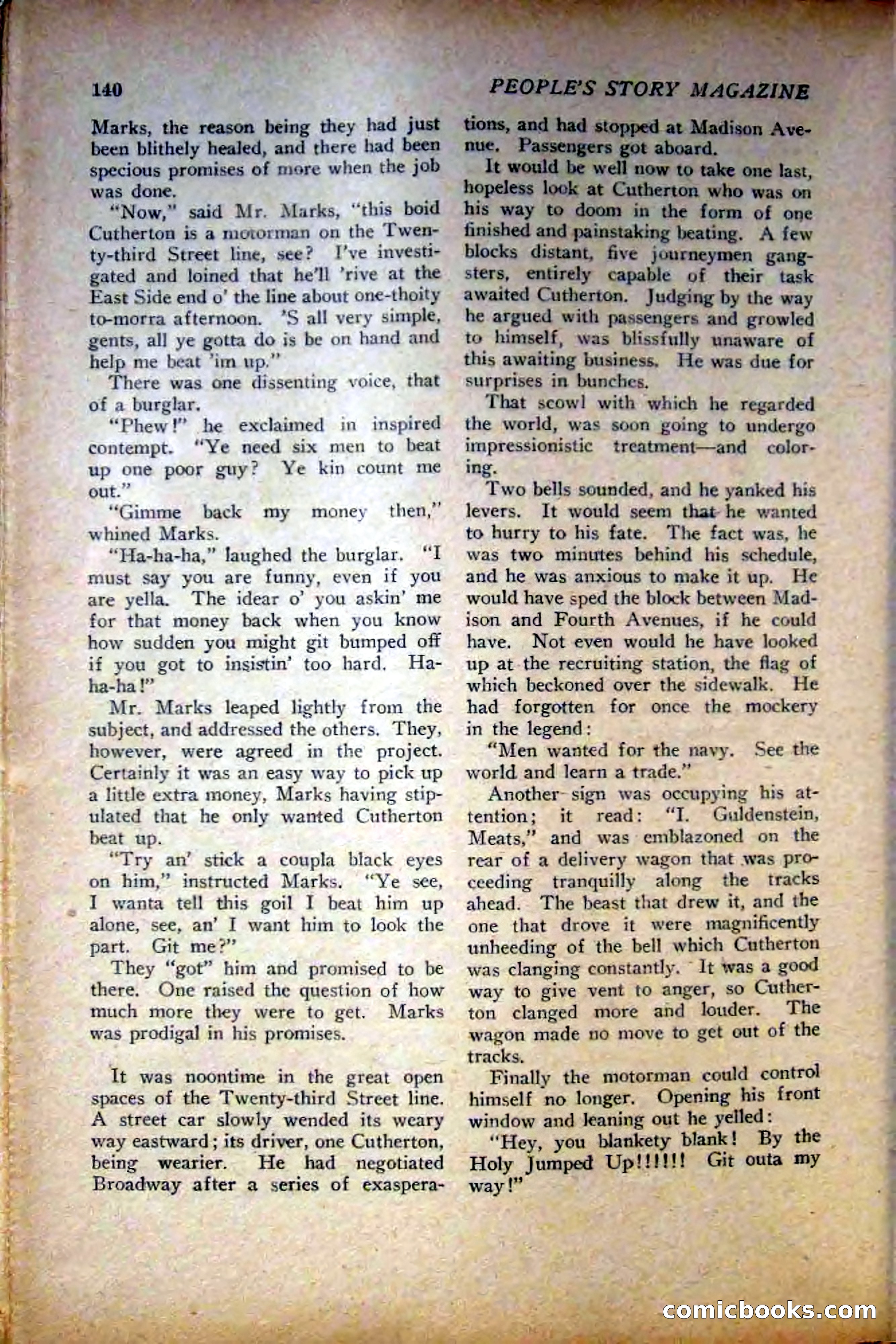People's Story Magazine, November 25, 1922 — page 142 of 196
