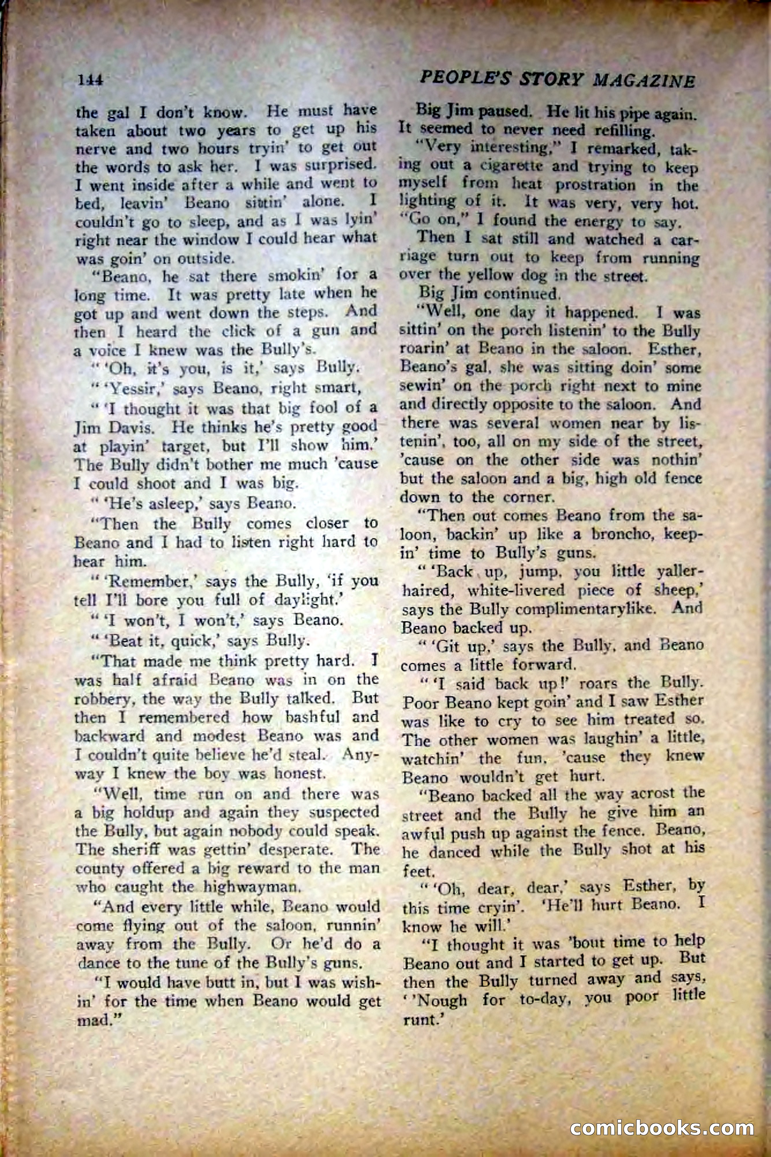 People's Story Magazine, November 25, 1922 — page 146 of 196
