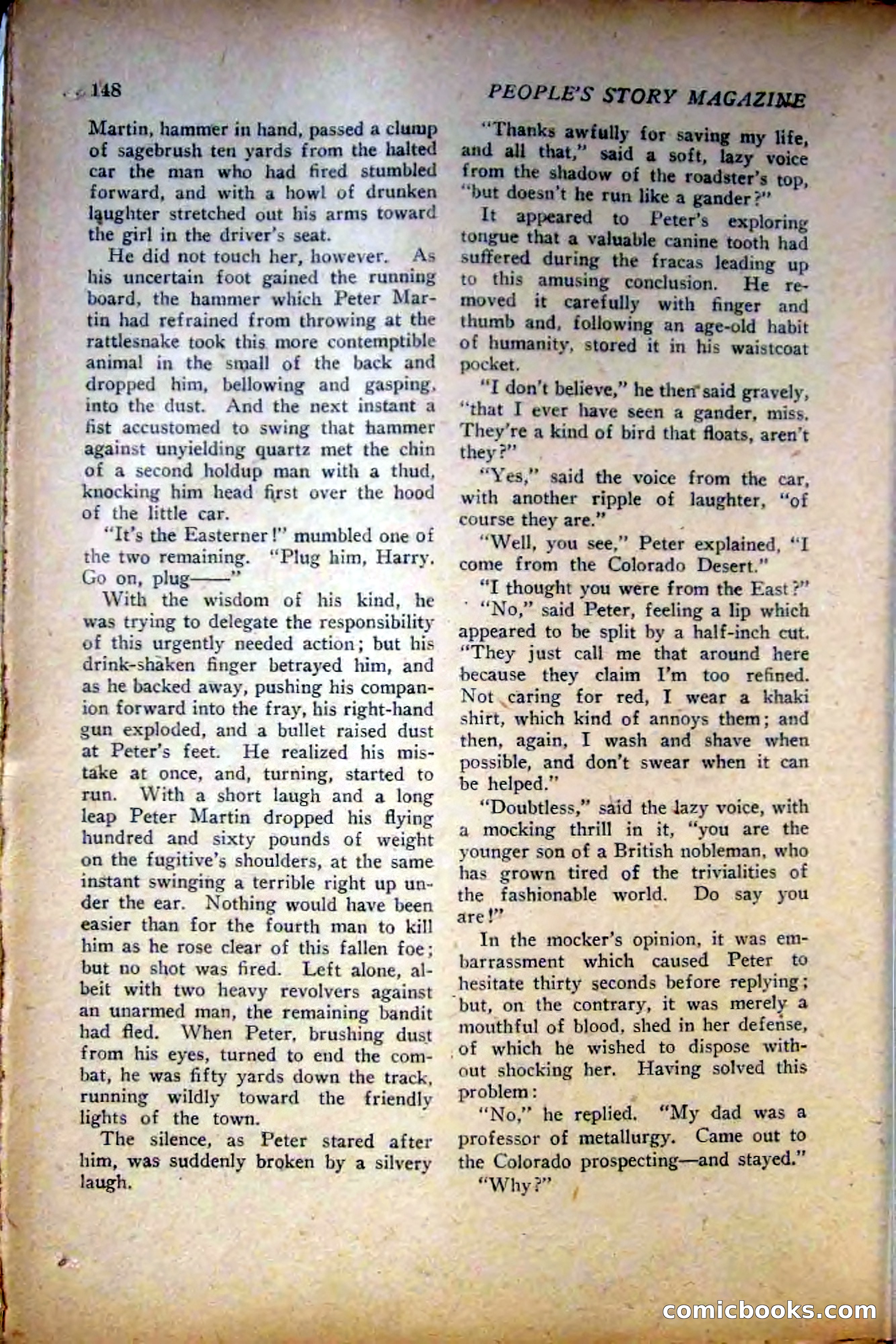People's Story Magazine, November 25, 1922 — page 150 of 196
