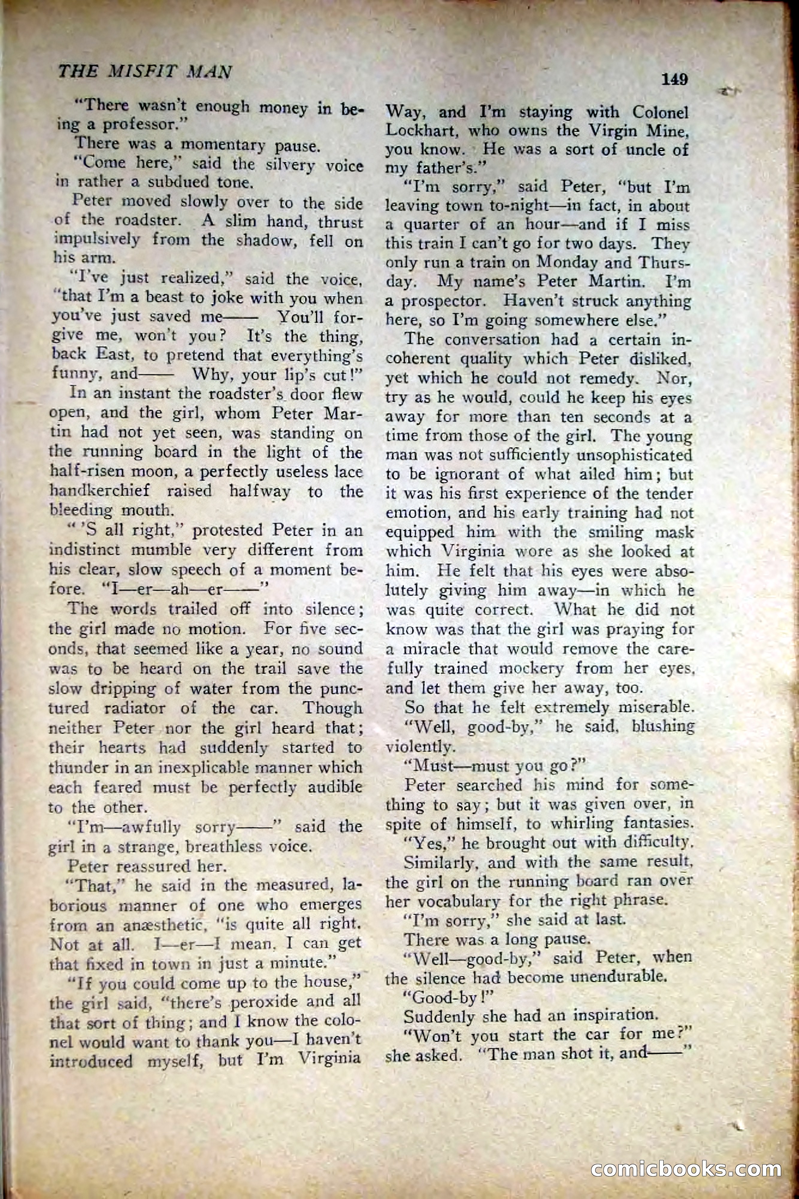 People's Story Magazine, November 25, 1922 — page 151 of 196