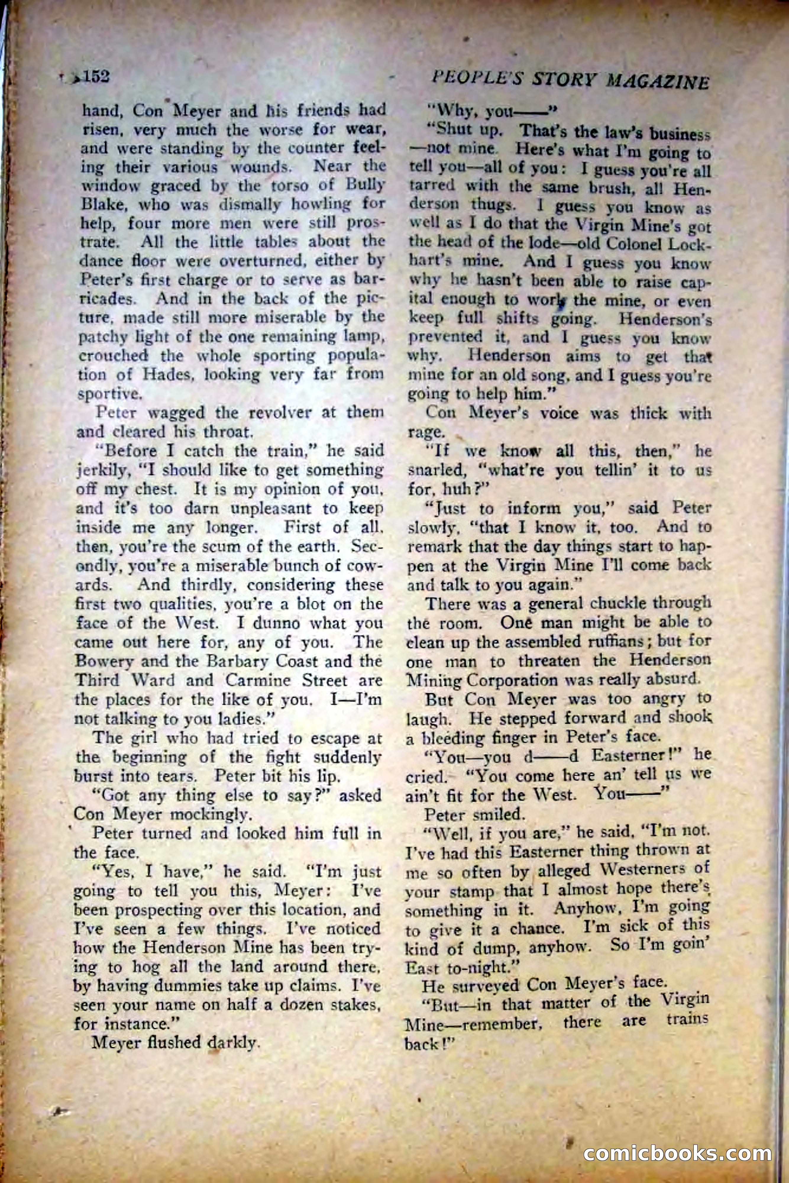 People's Story Magazine, November 25, 1922 — page 154 of 196