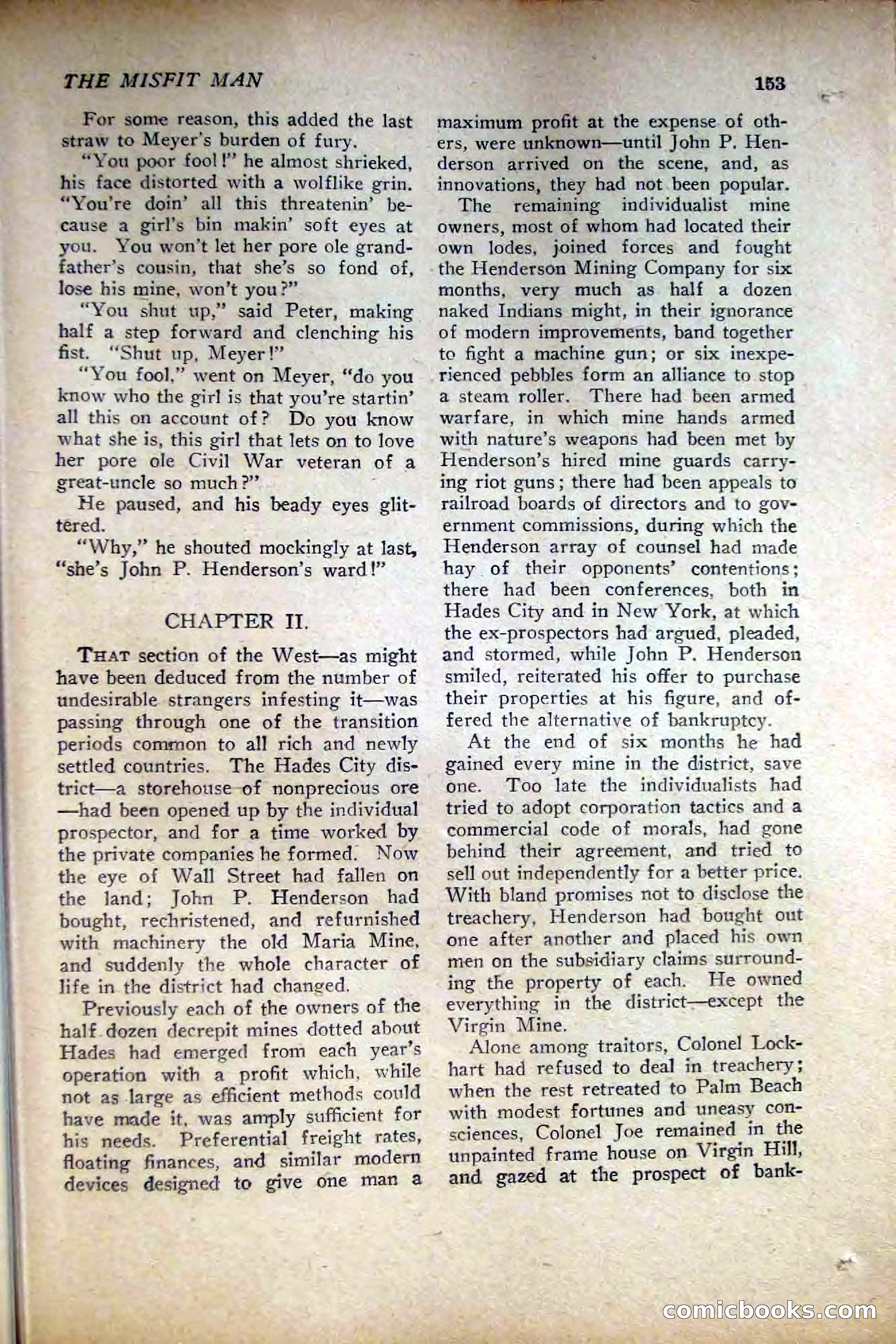 People's Story Magazine, November 25, 1922 — page 155 of 196