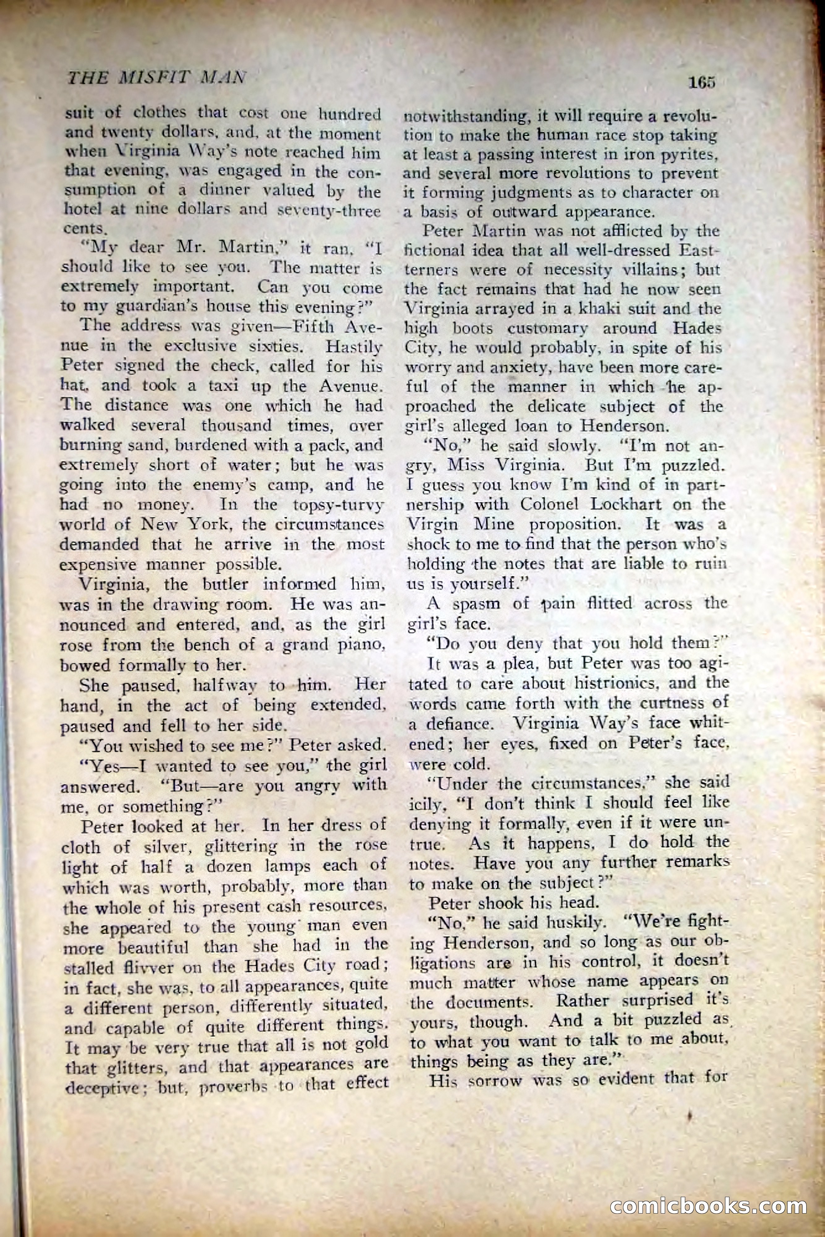 People's Story Magazine, November 25, 1922 — page 167 of 196