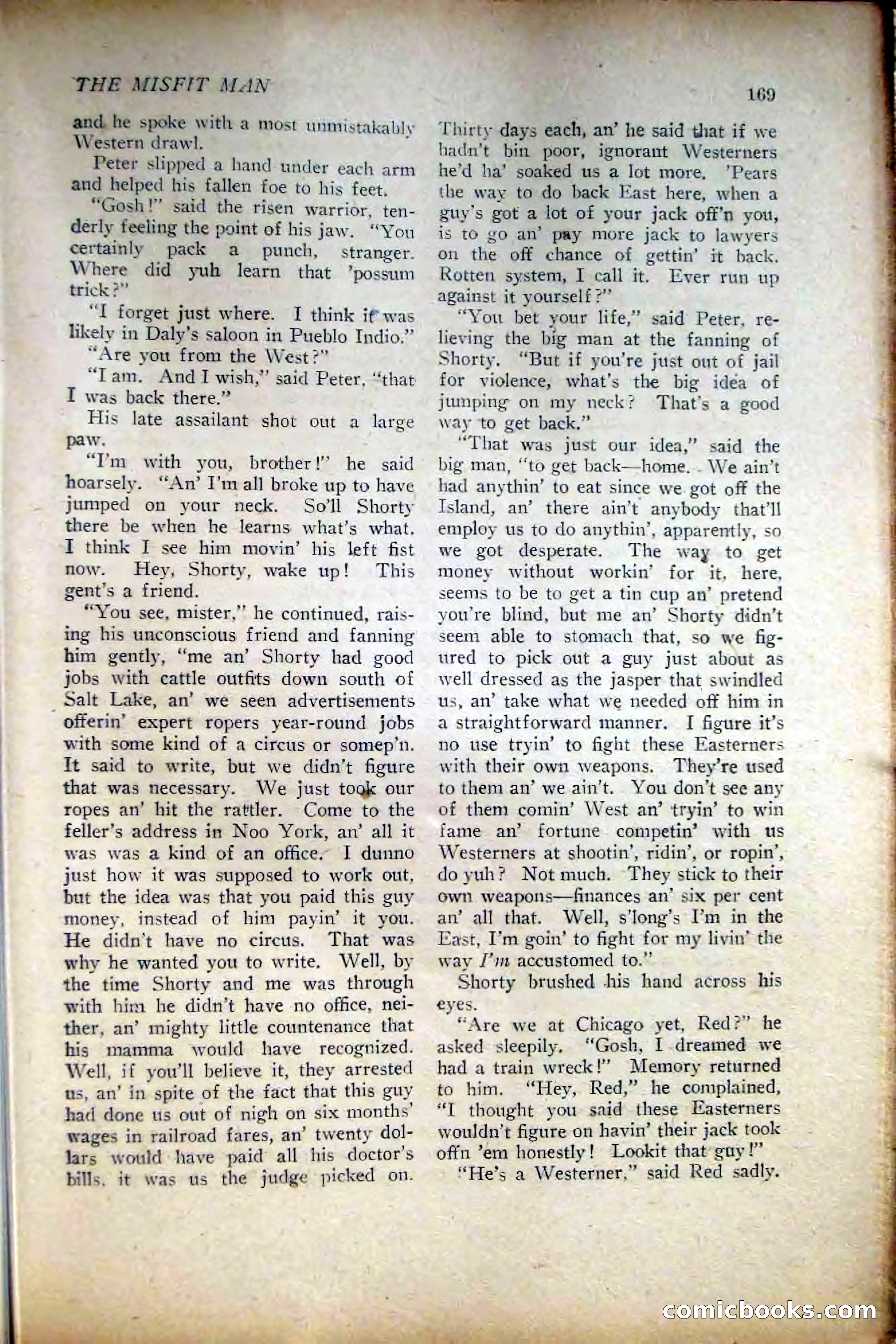 People's Story Magazine, November 25, 1922 — page 171 of 196
