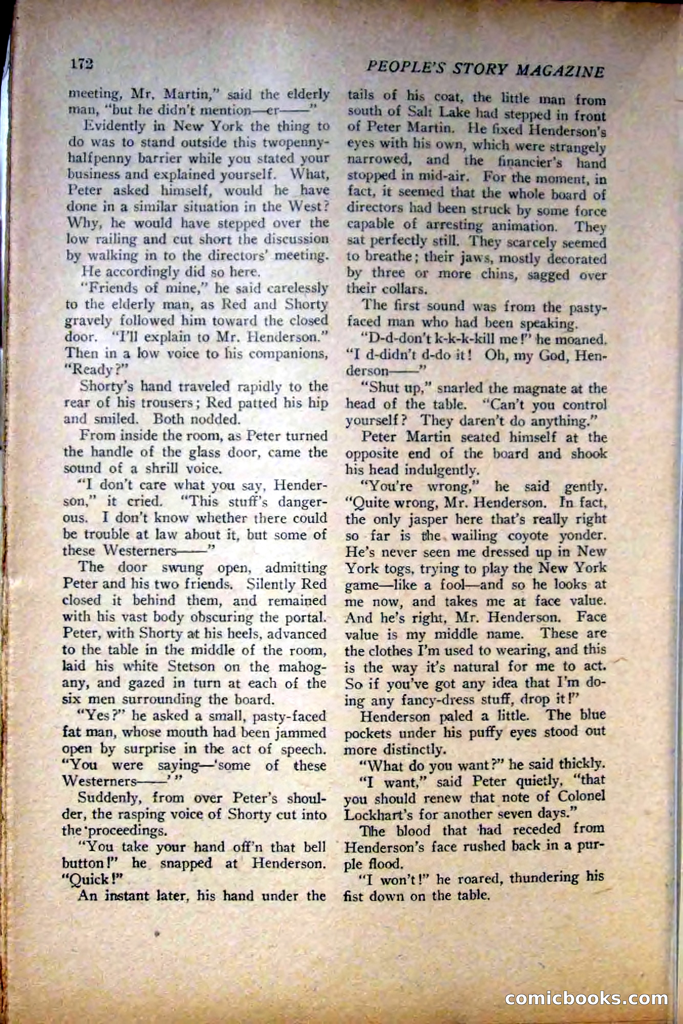 People's Story Magazine, November 25, 1922 — page 174 of 196