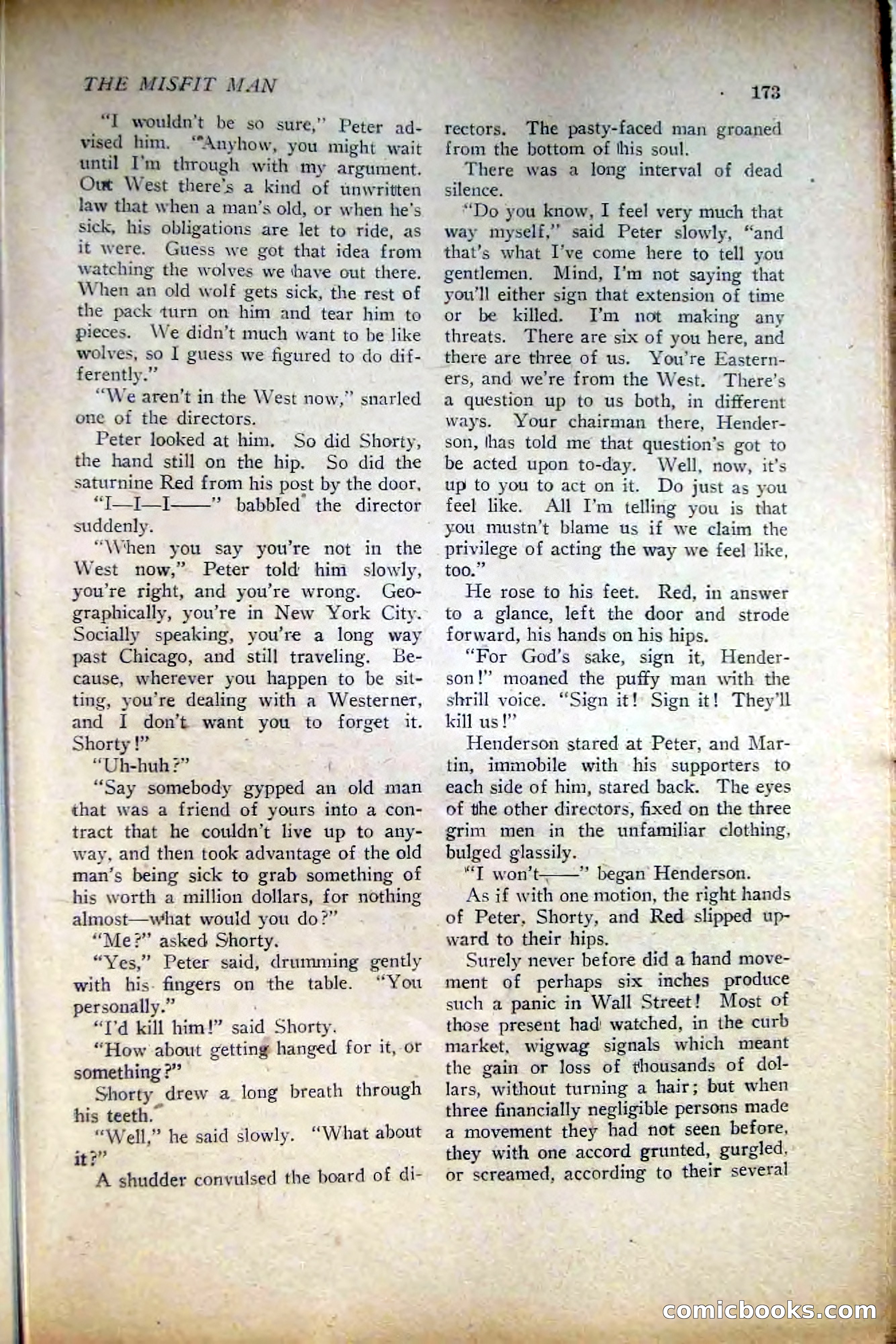 People's Story Magazine, November 25, 1922 — page 175 of 196