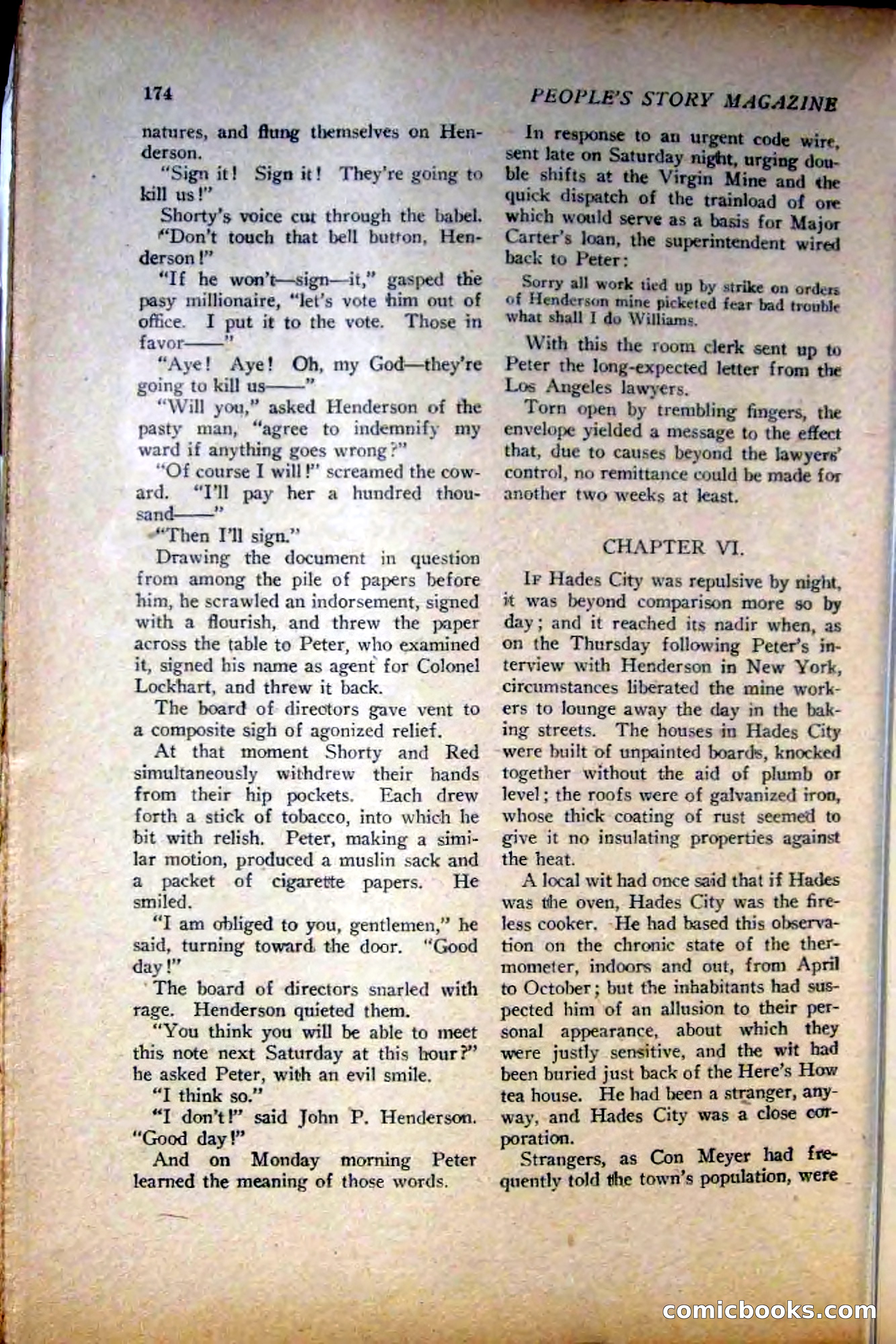 People's Story Magazine, November 25, 1922 — page 176 of 196