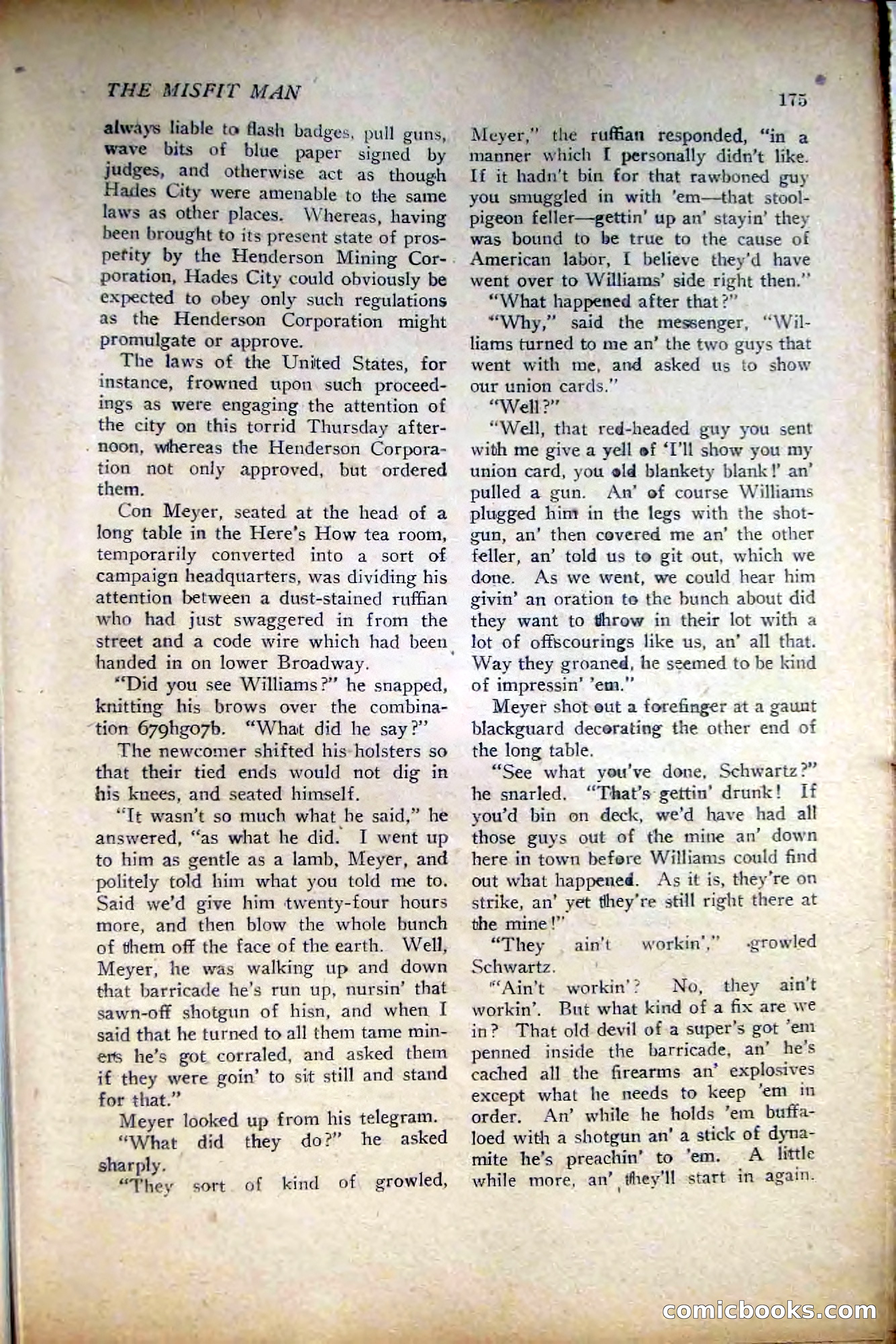 People's Story Magazine, November 25, 1922 — page 177 of 196