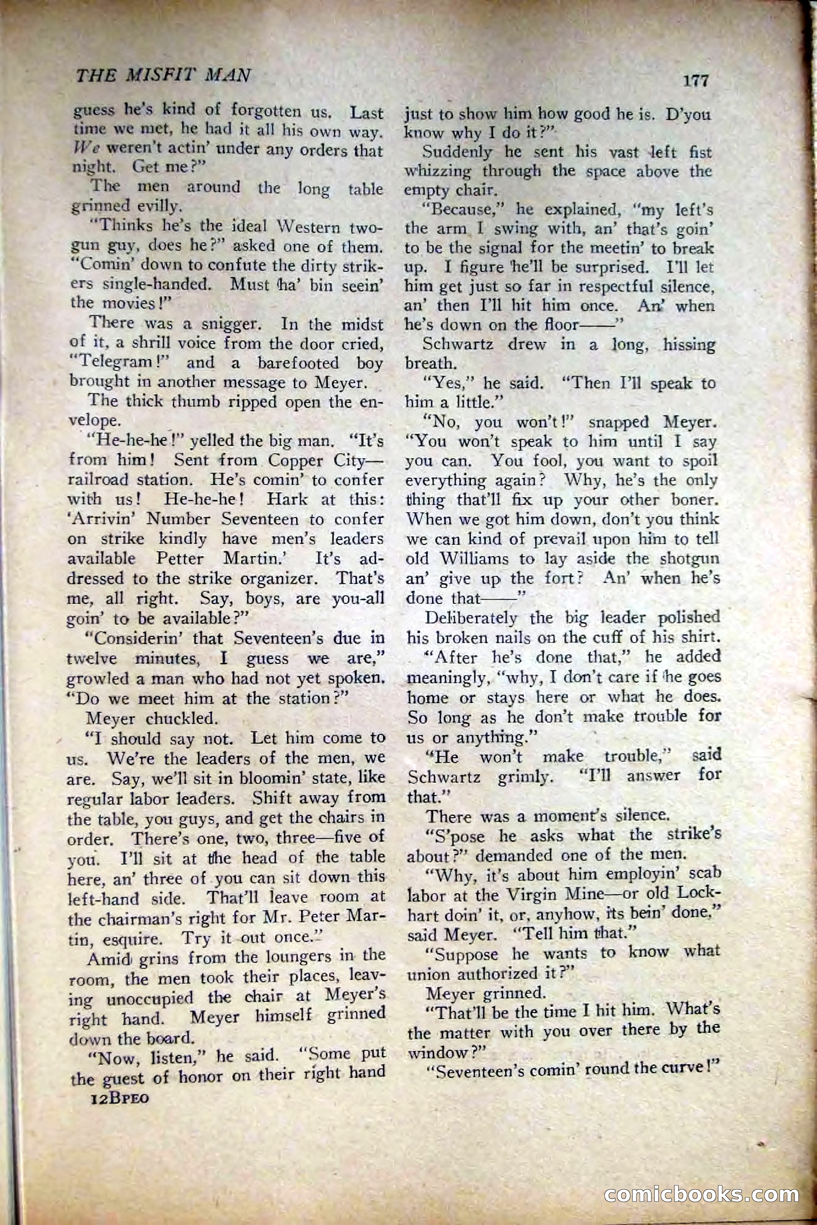 People's Story Magazine, November 25, 1922 — page 179 of 196