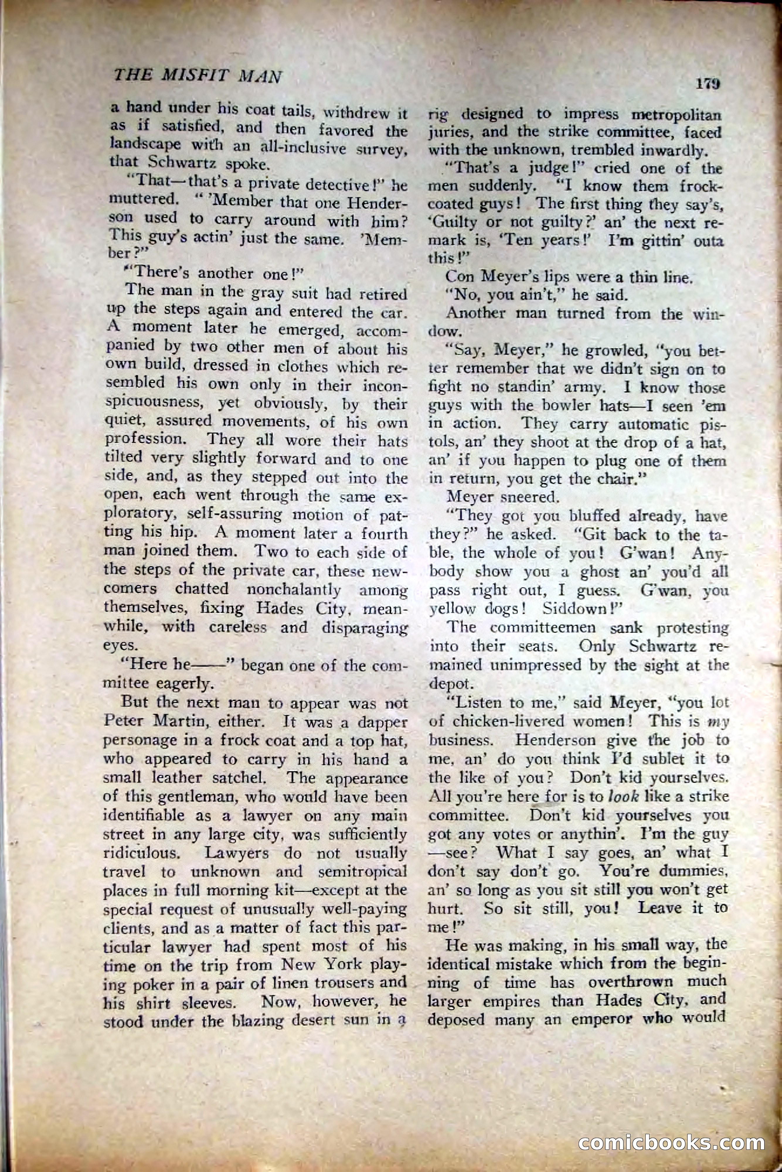 People's Story Magazine, November 25, 1922 — page 181 of 196