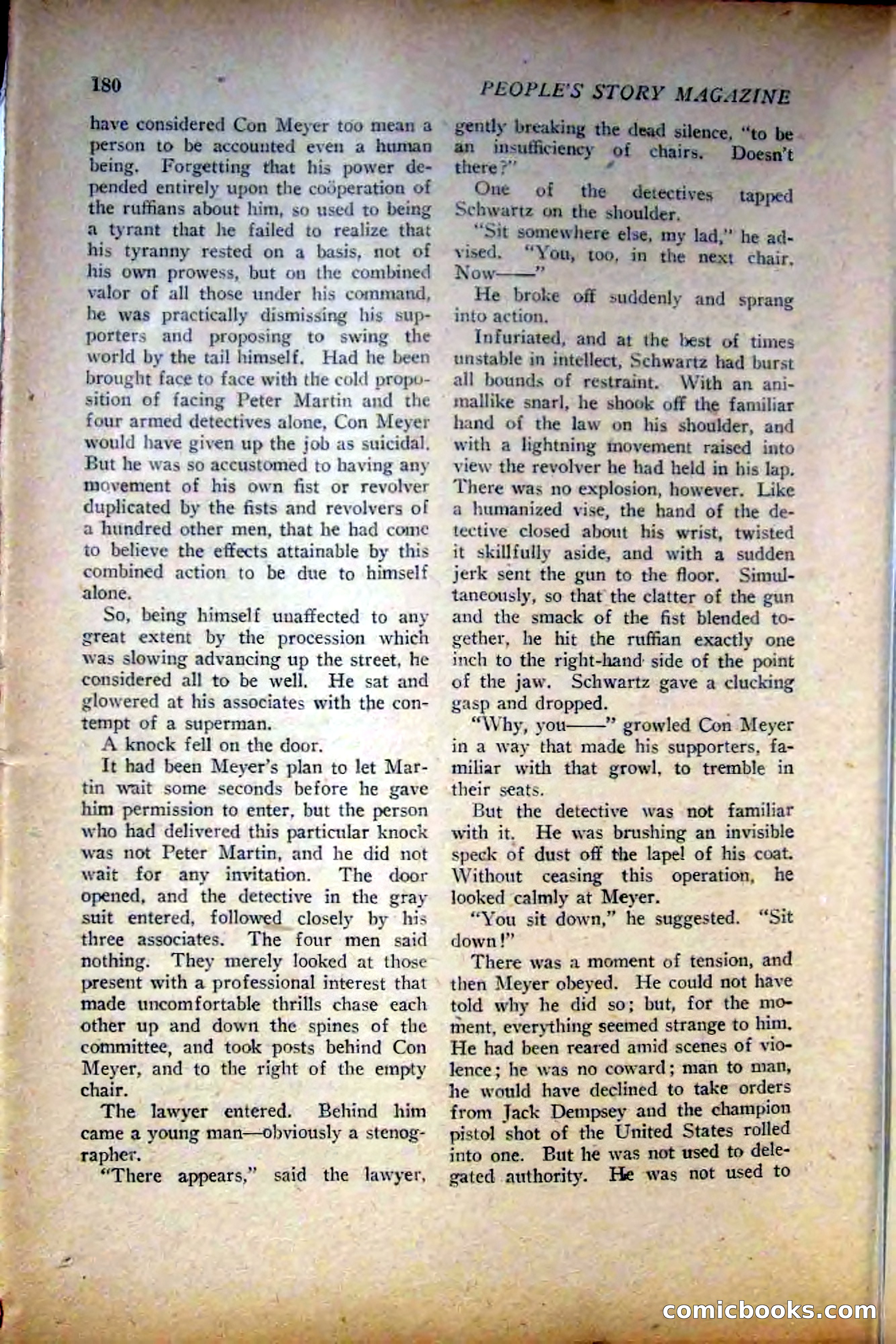 People's Story Magazine, November 25, 1922 — page 182 of 196