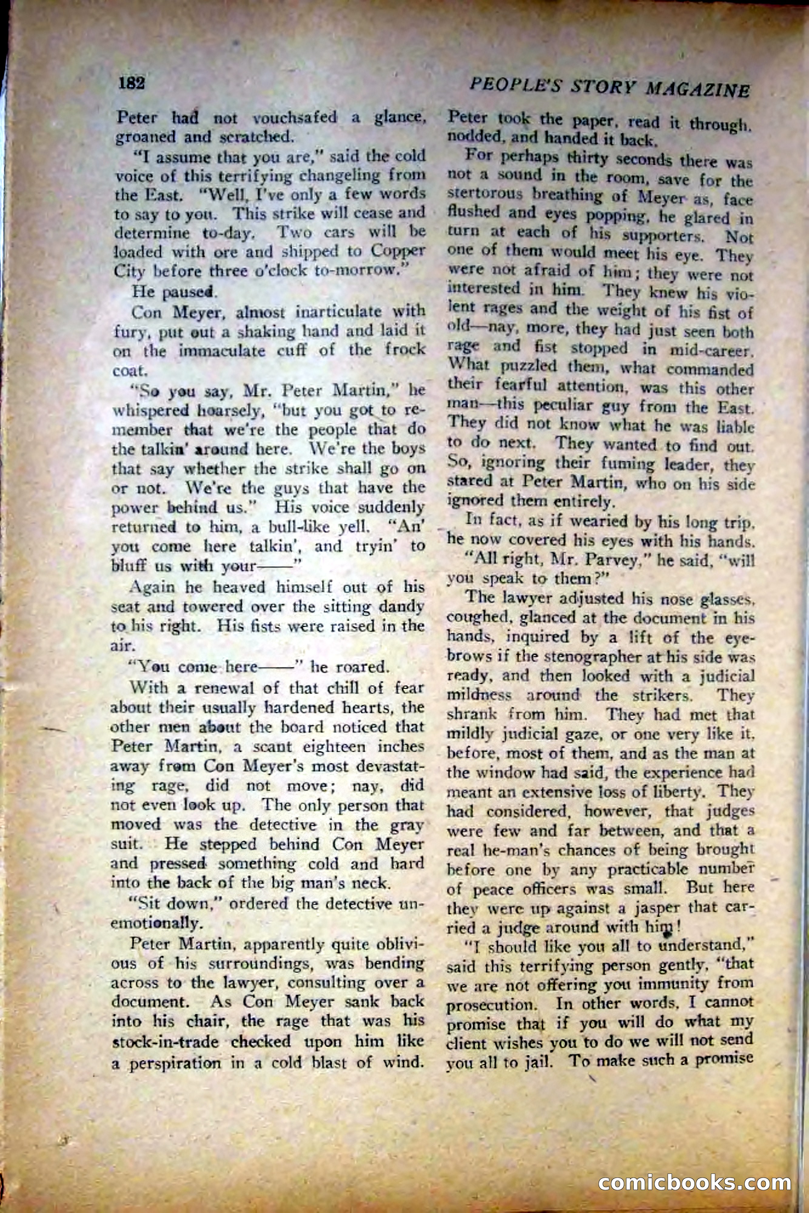 People's Story Magazine, November 25, 1922 — page 184 of 196