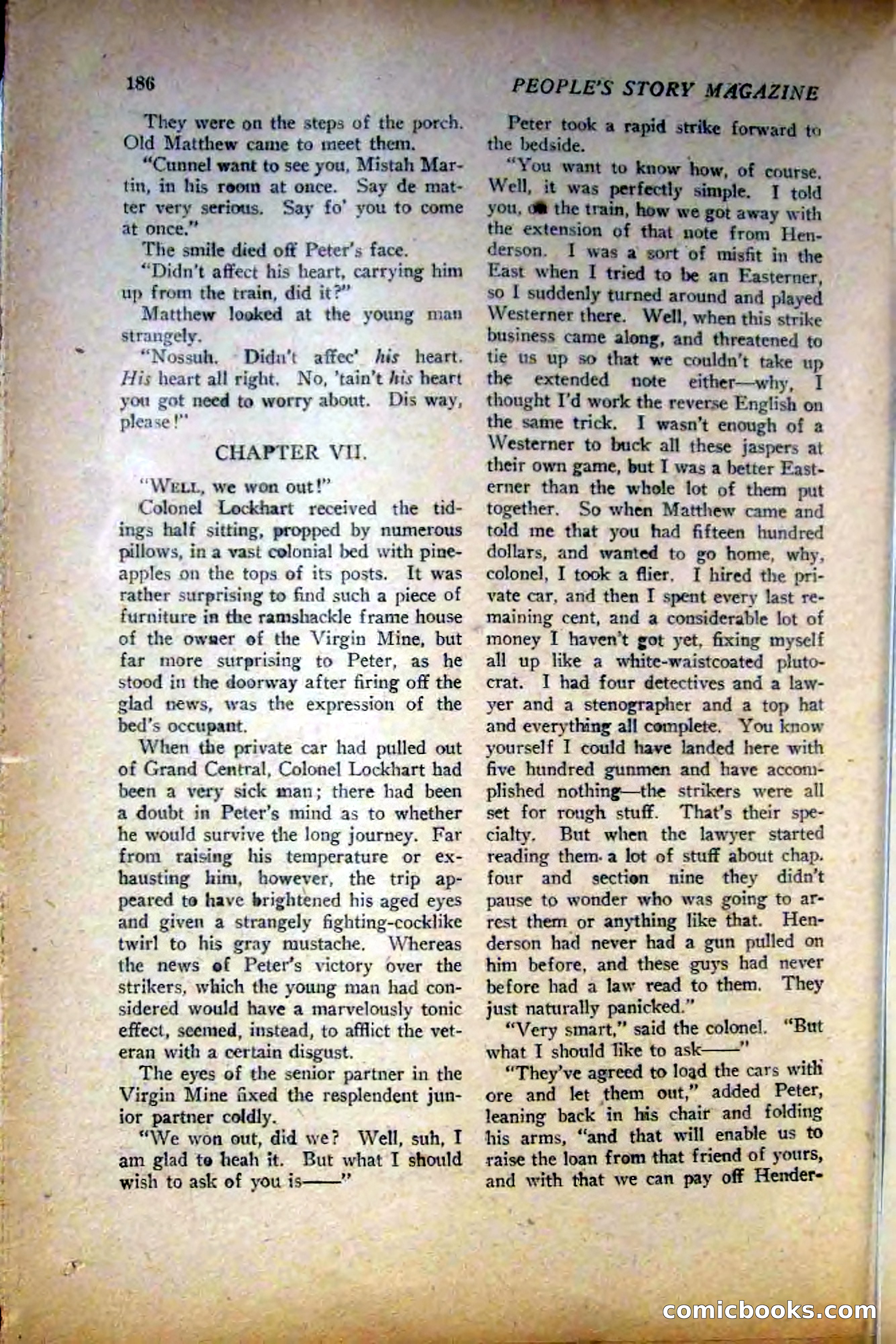 People's Story Magazine, November 25, 1922 — page 188 of 196
