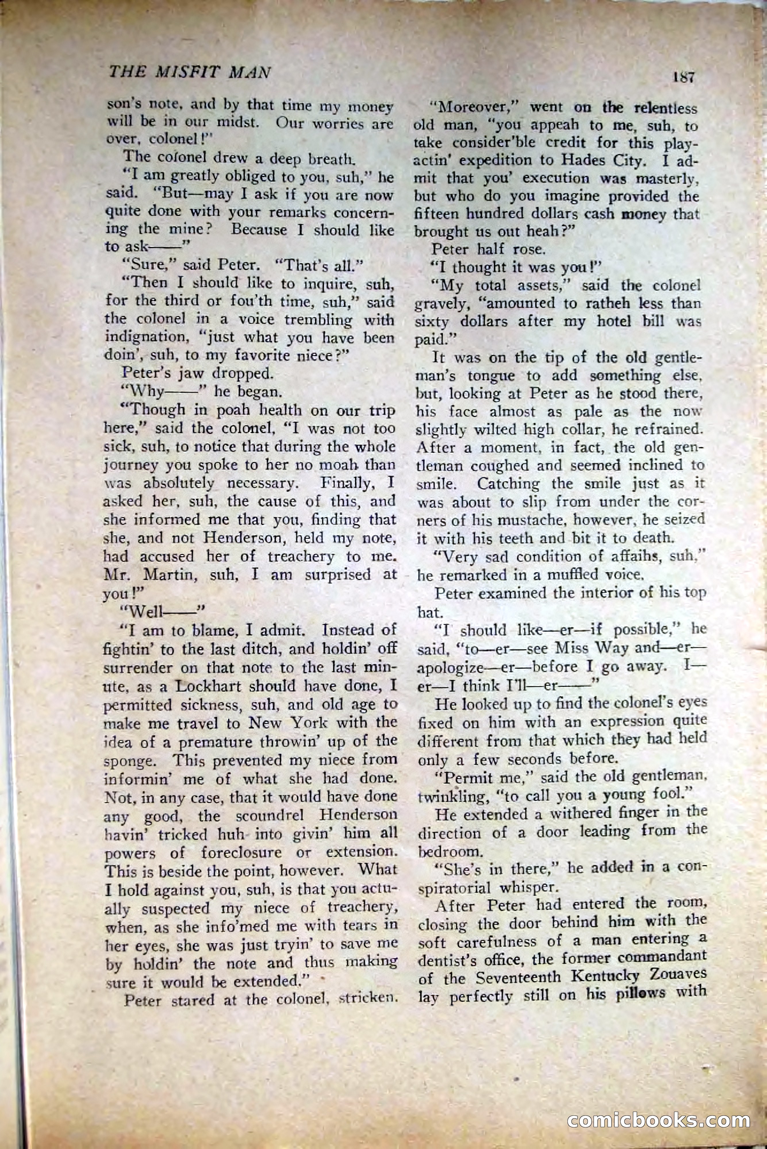 People's Story Magazine, November 25, 1922 — page 189 of 196