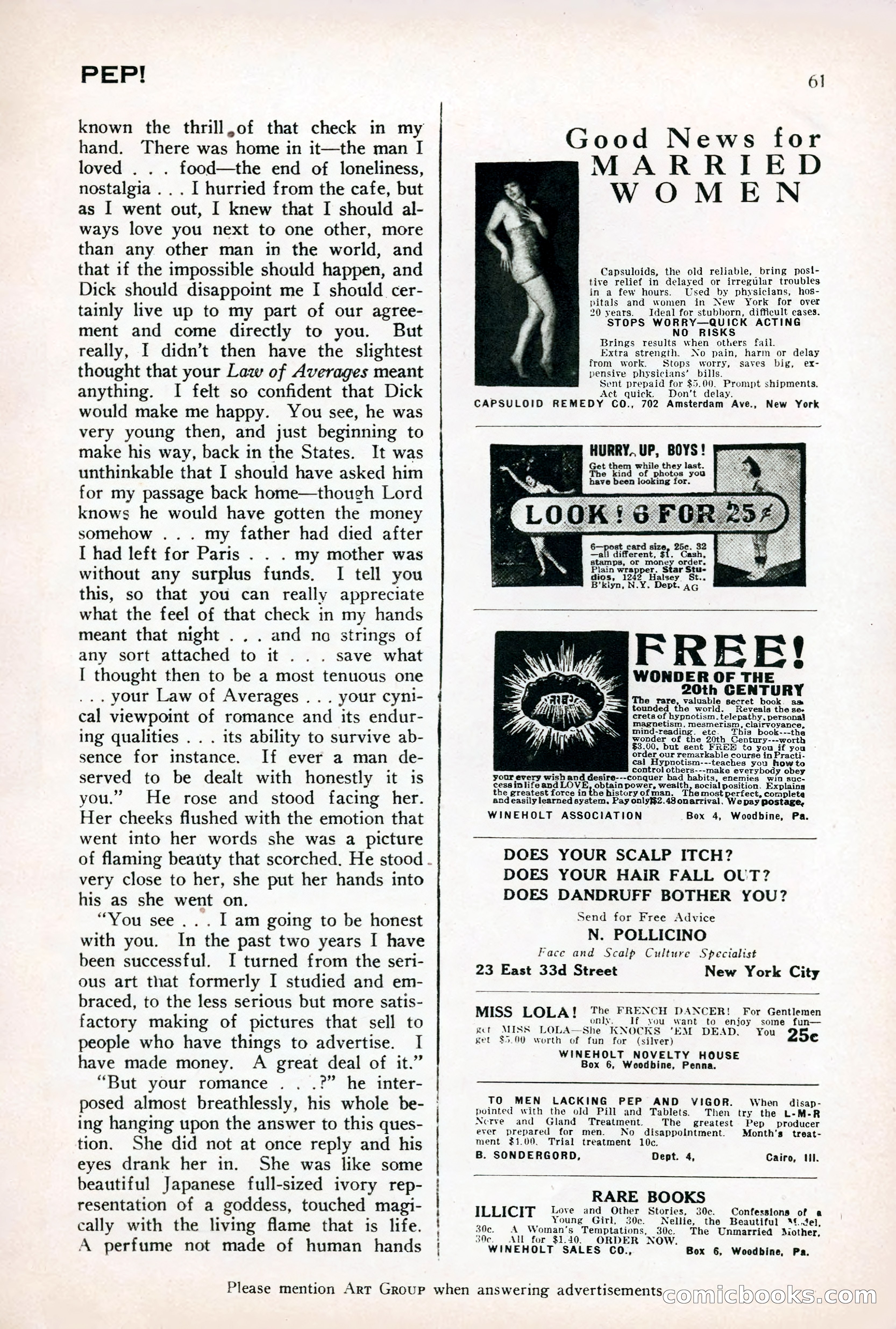 Pep! Magazine Cover — page 58 of 62