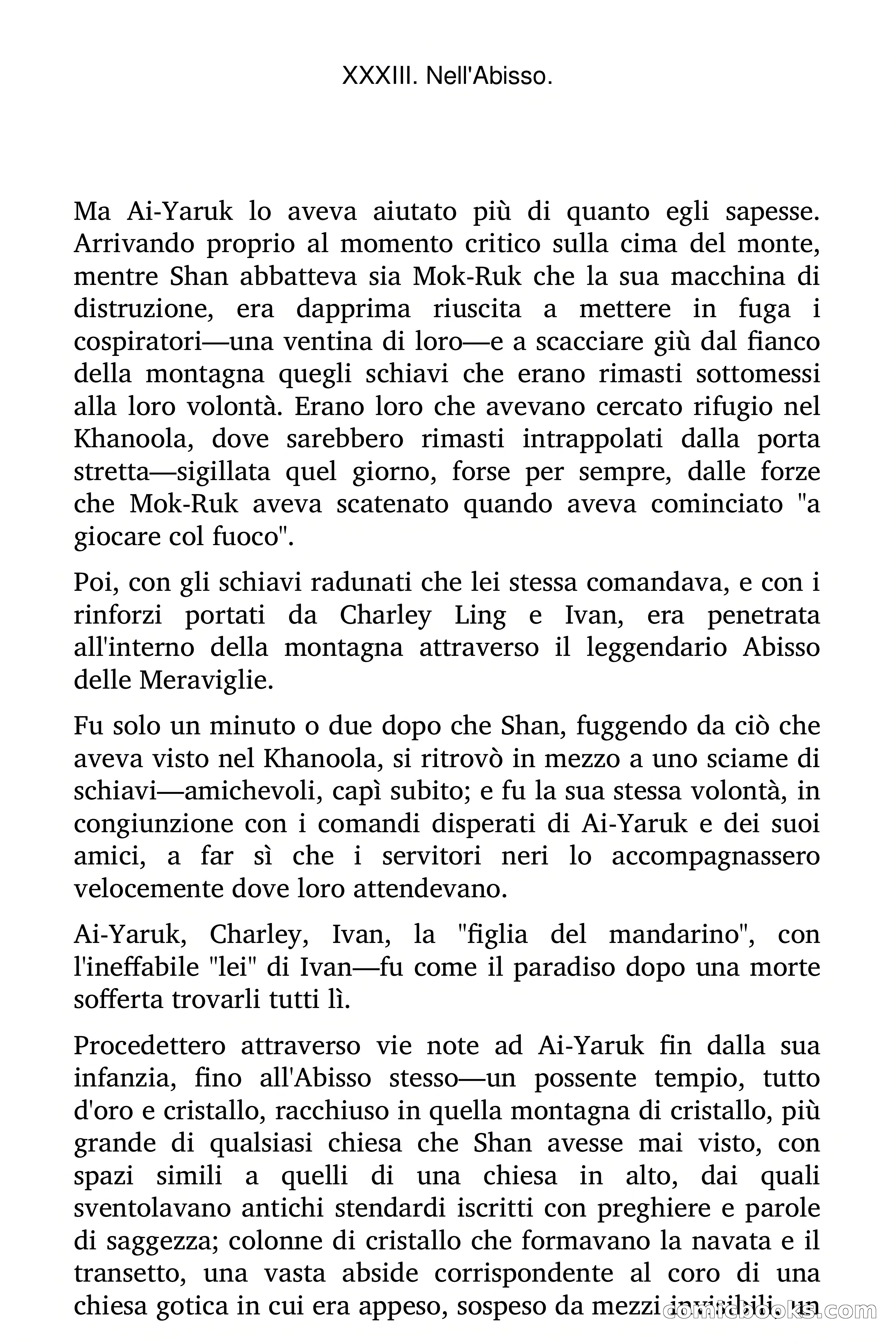 L'Abisso delle Meraviglie — page 167 of 188