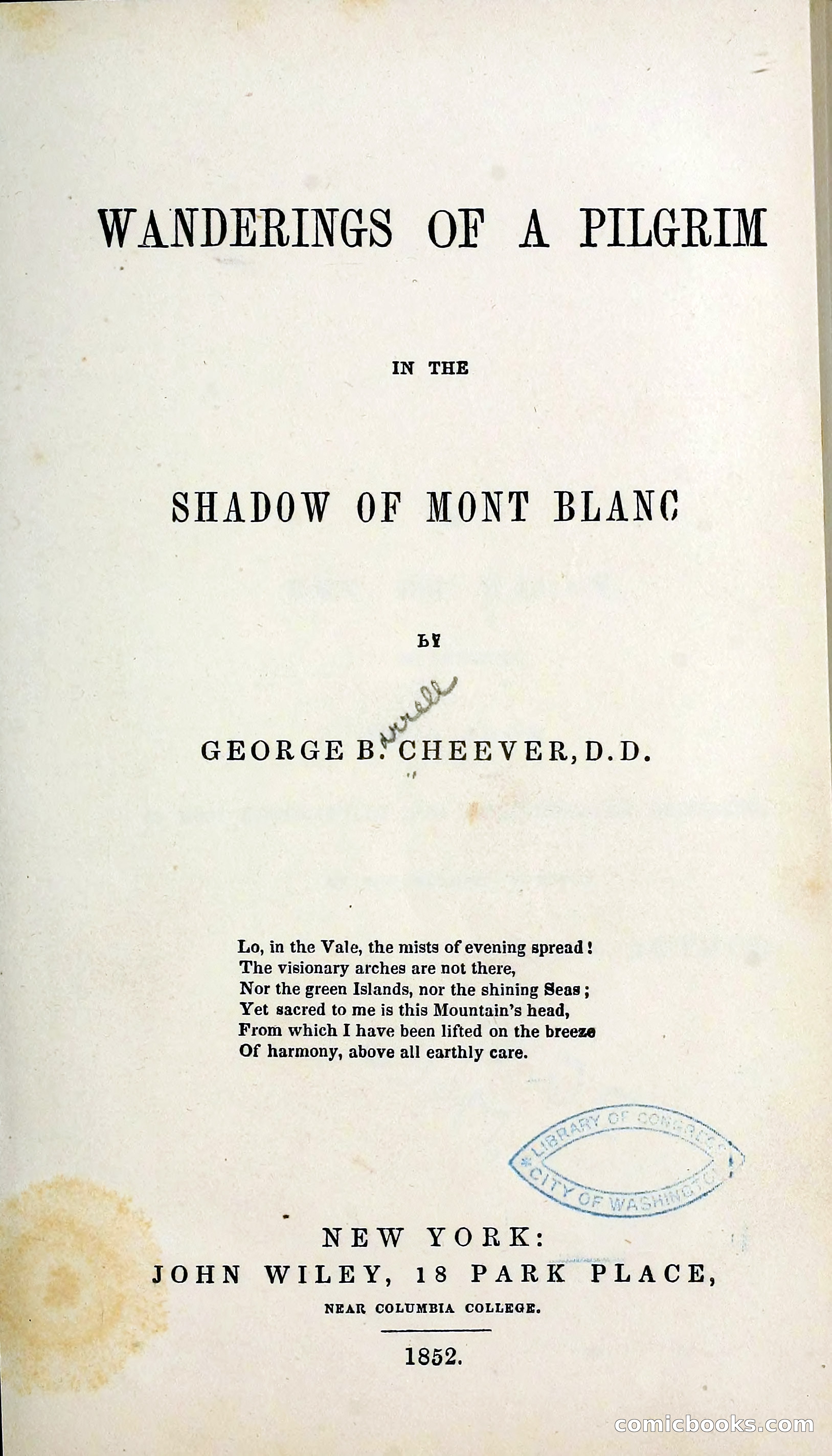 The Pilgrim in the Shadow of the Jungfrau Alp — page 7 of 396