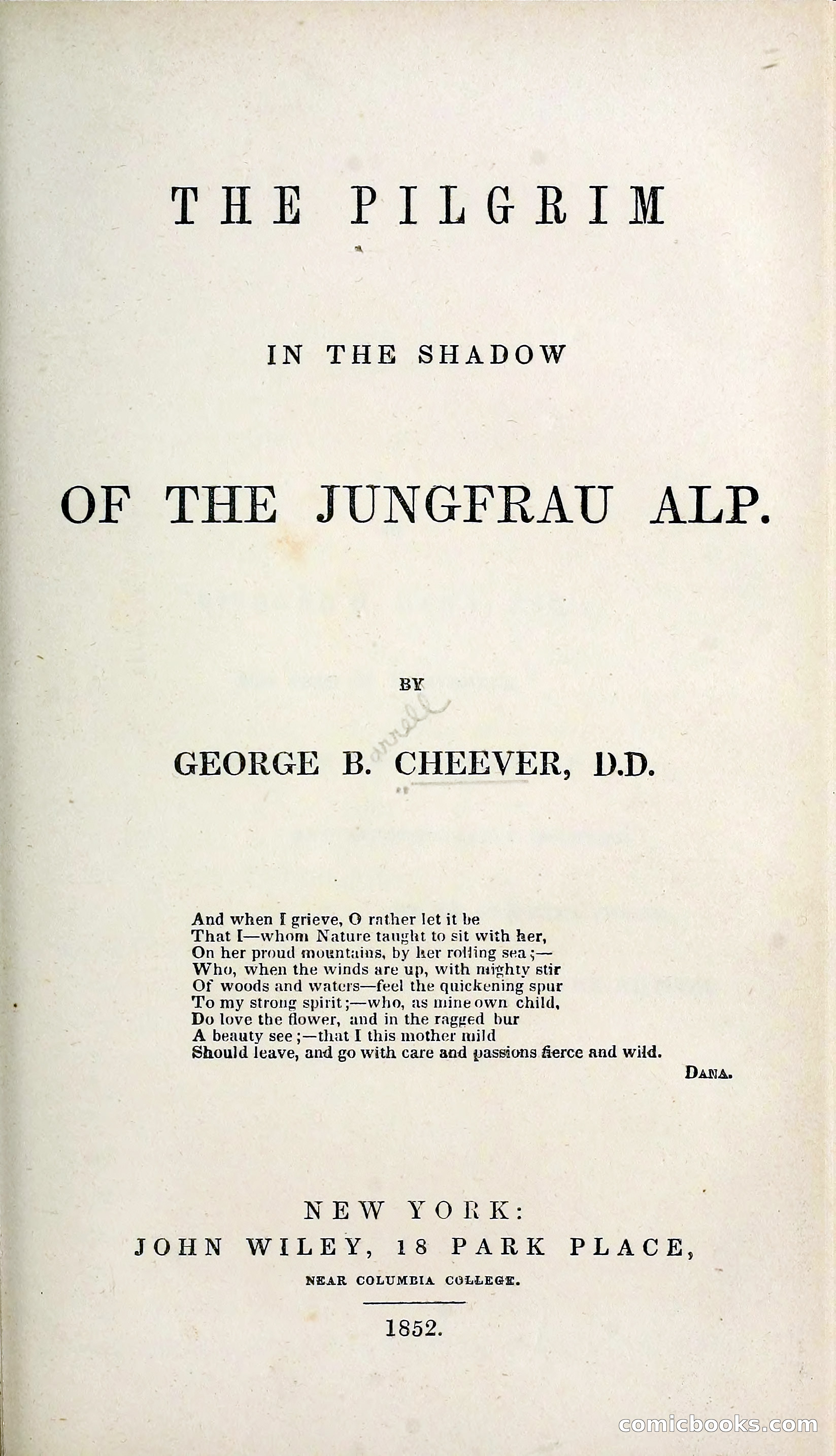 The Pilgrim in the Shadow of the Jungfrau Alp — page 185 of 396