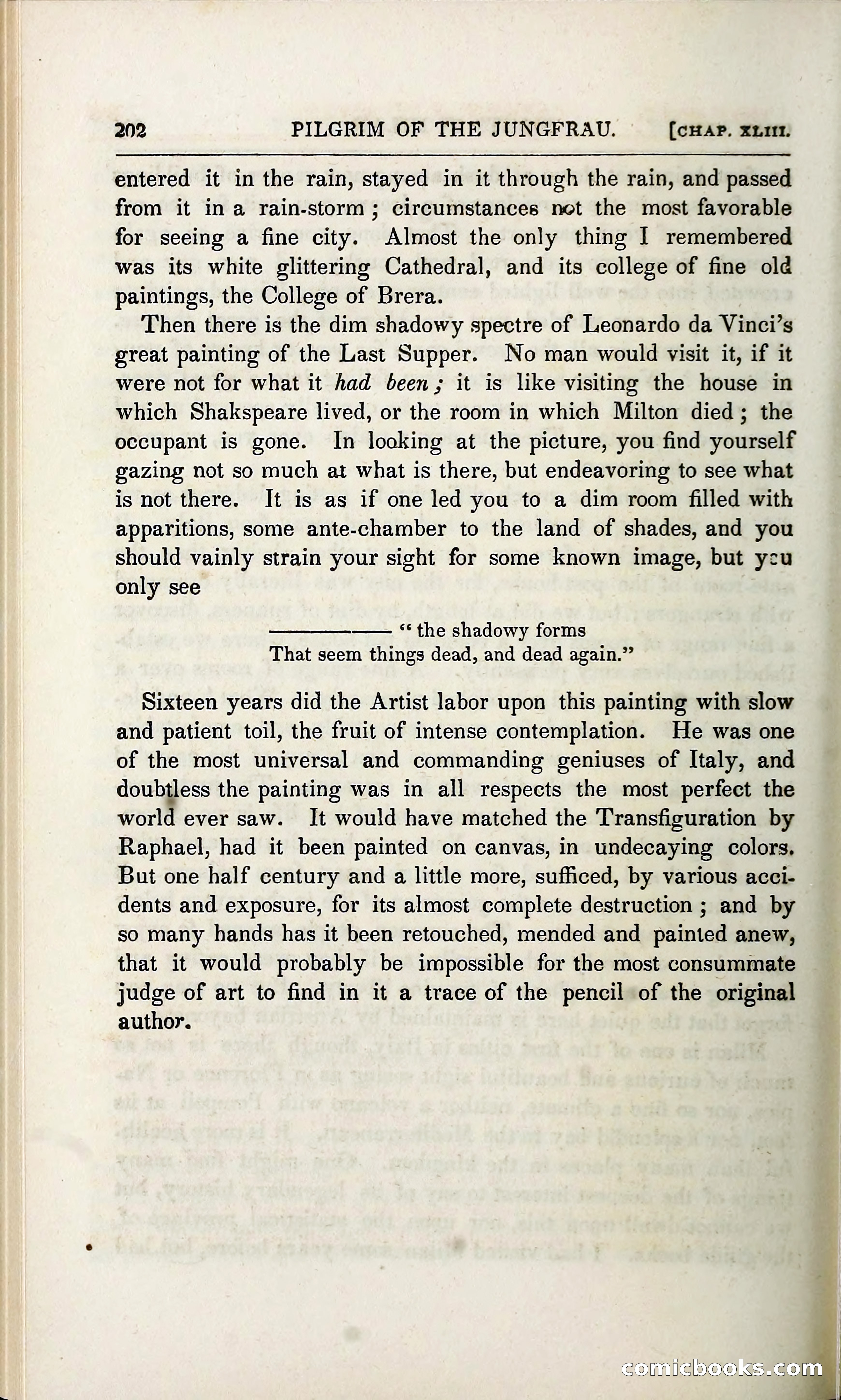 The Pilgrim in the Shadow of the Jungfrau Alp — page 396 of 396