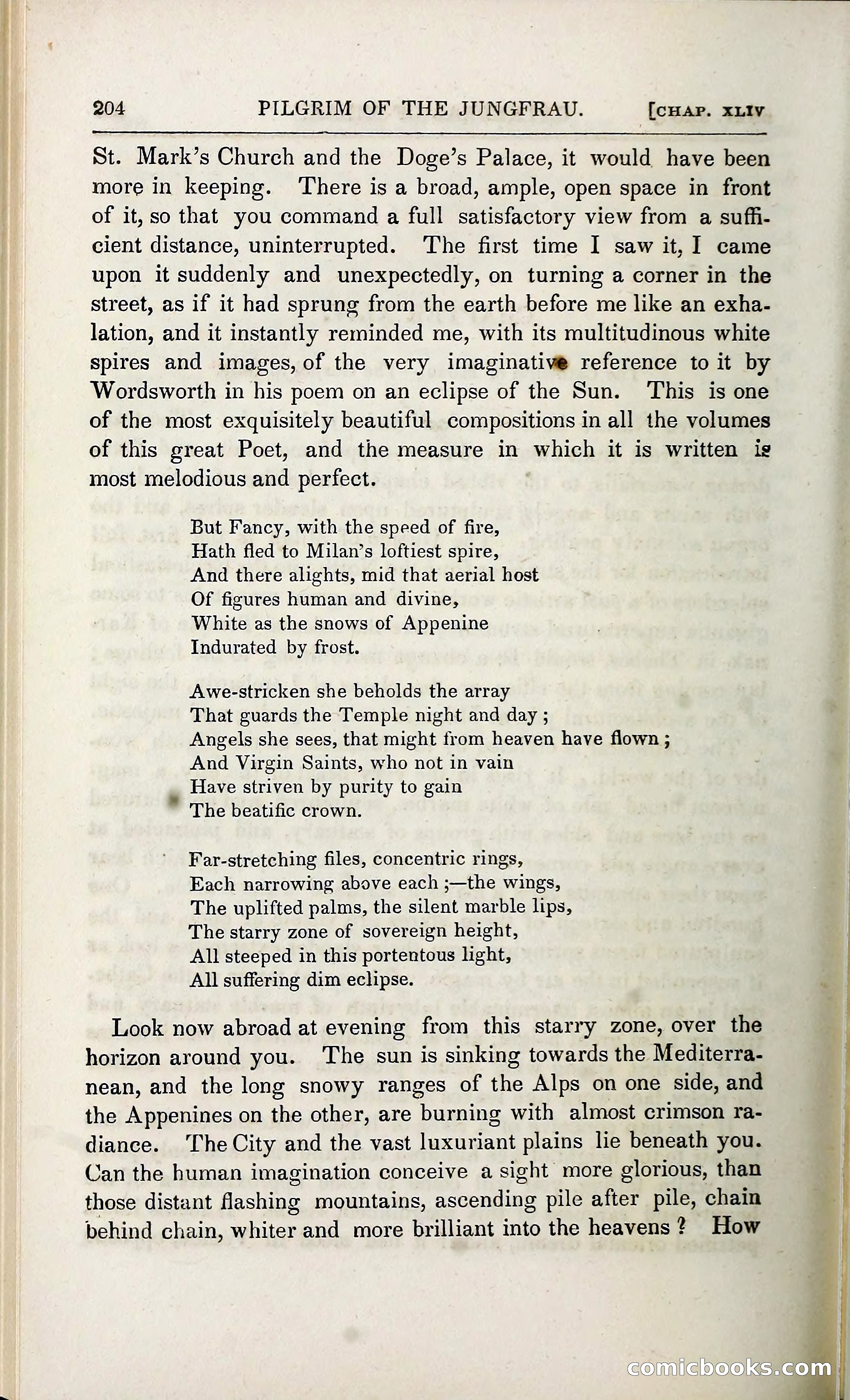 The Pilgrim in the Shadow of the Jungfrau Alp — page 398 of 396