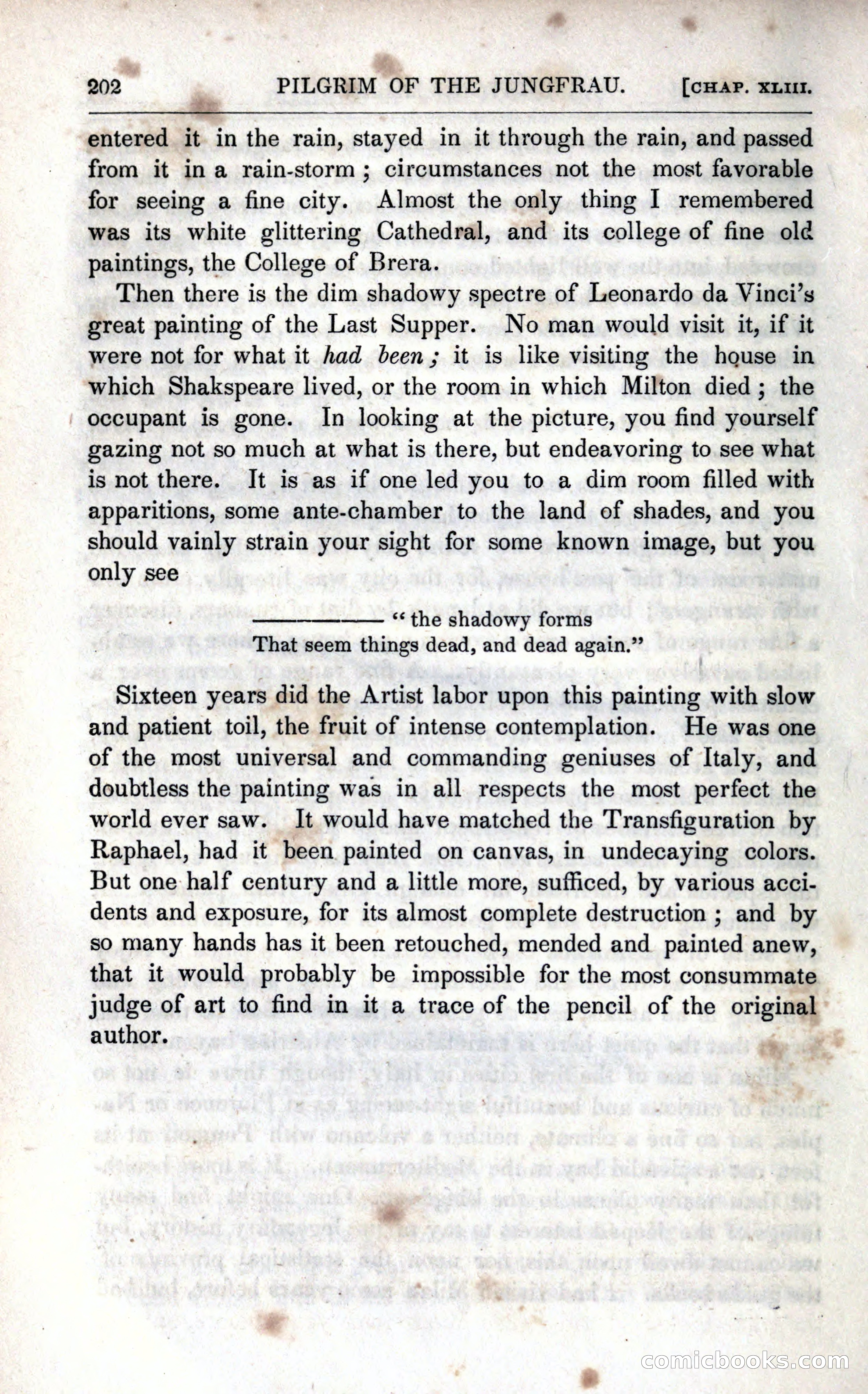 The Pilgrim in the Shadow of the Jungfrau Alp — page 218 of 234