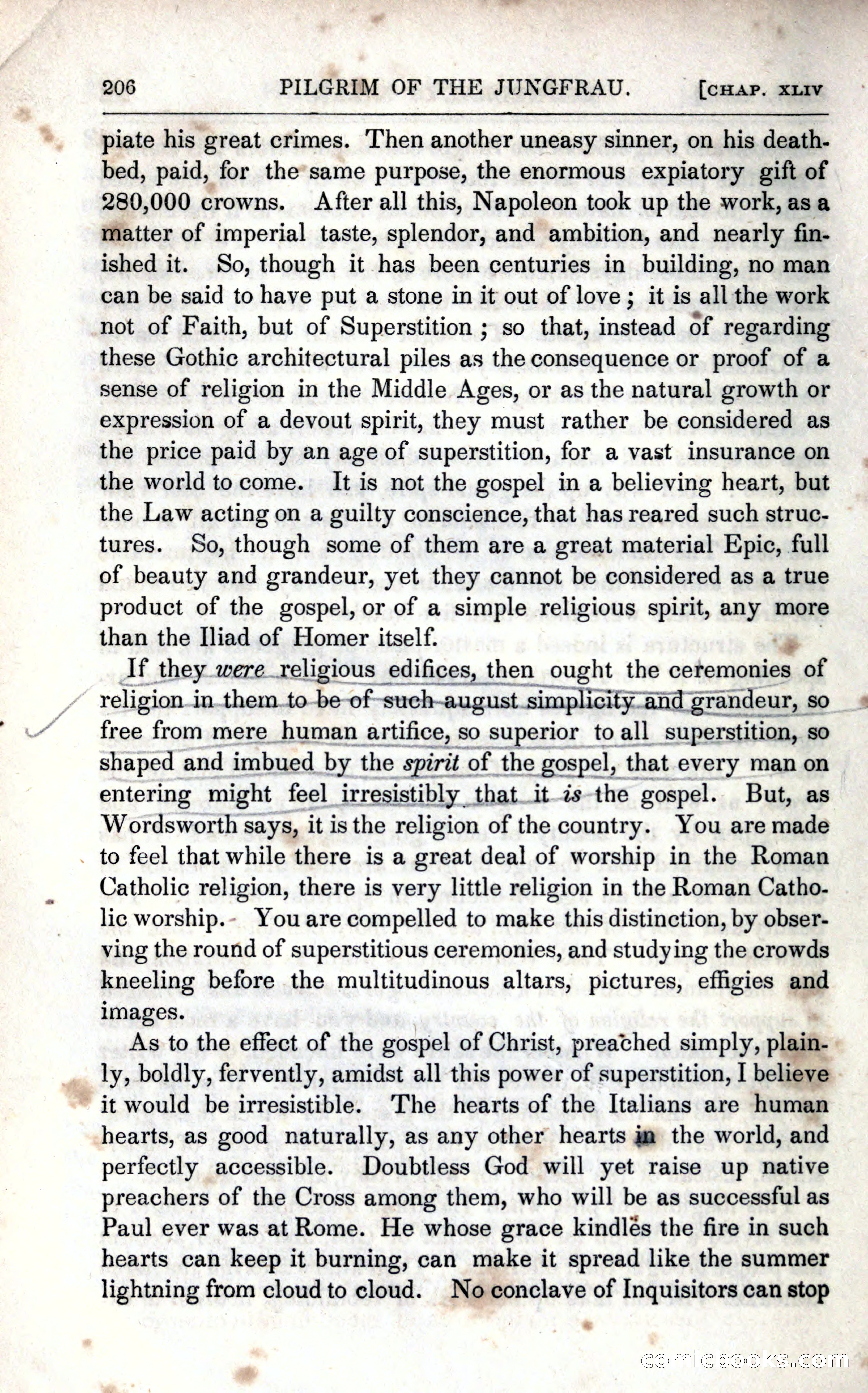 The Pilgrim in the Shadow of the Jungfrau Alp — page 222 of 234