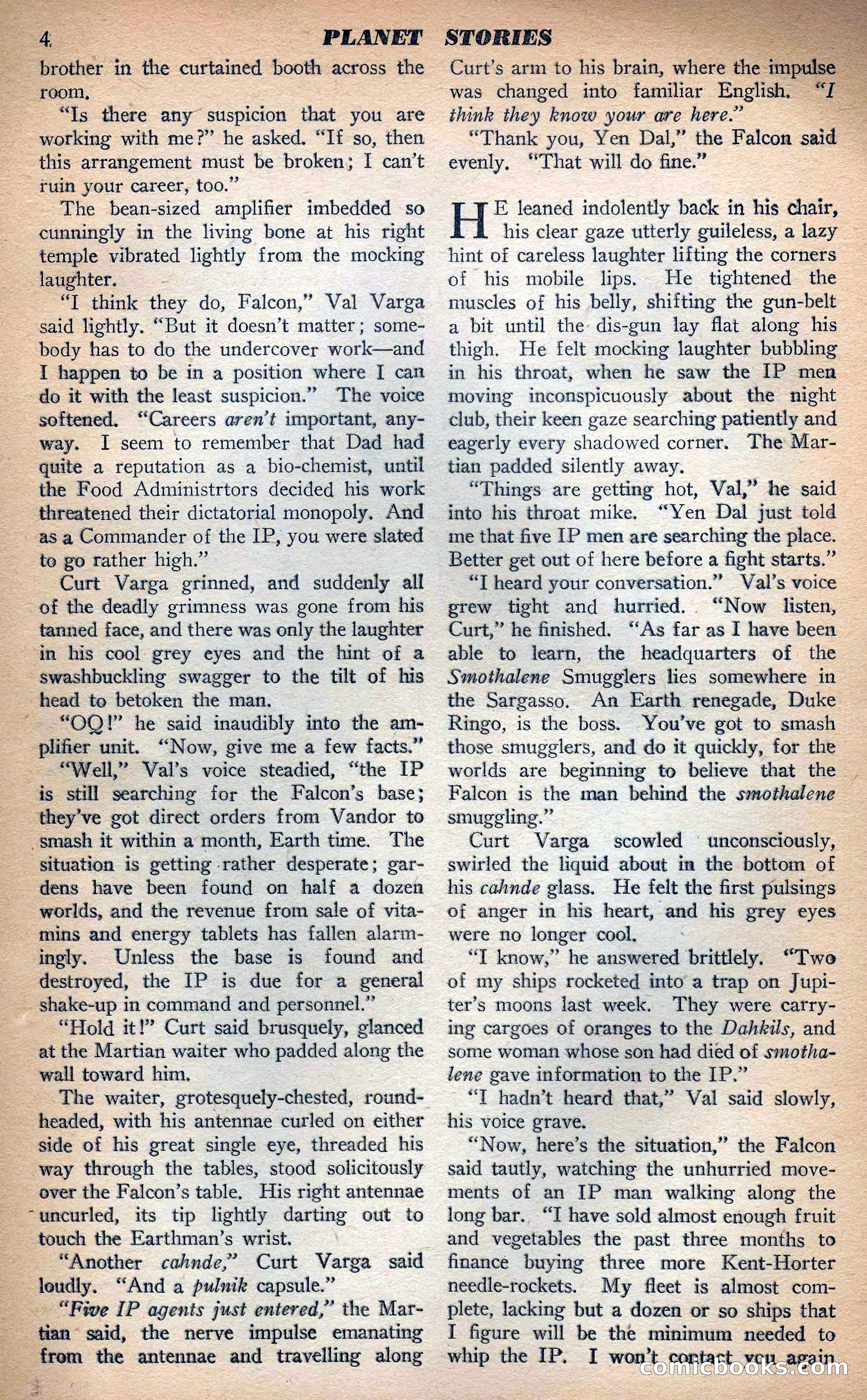 Planet Stories, Fall 1943 — page 7 of 134