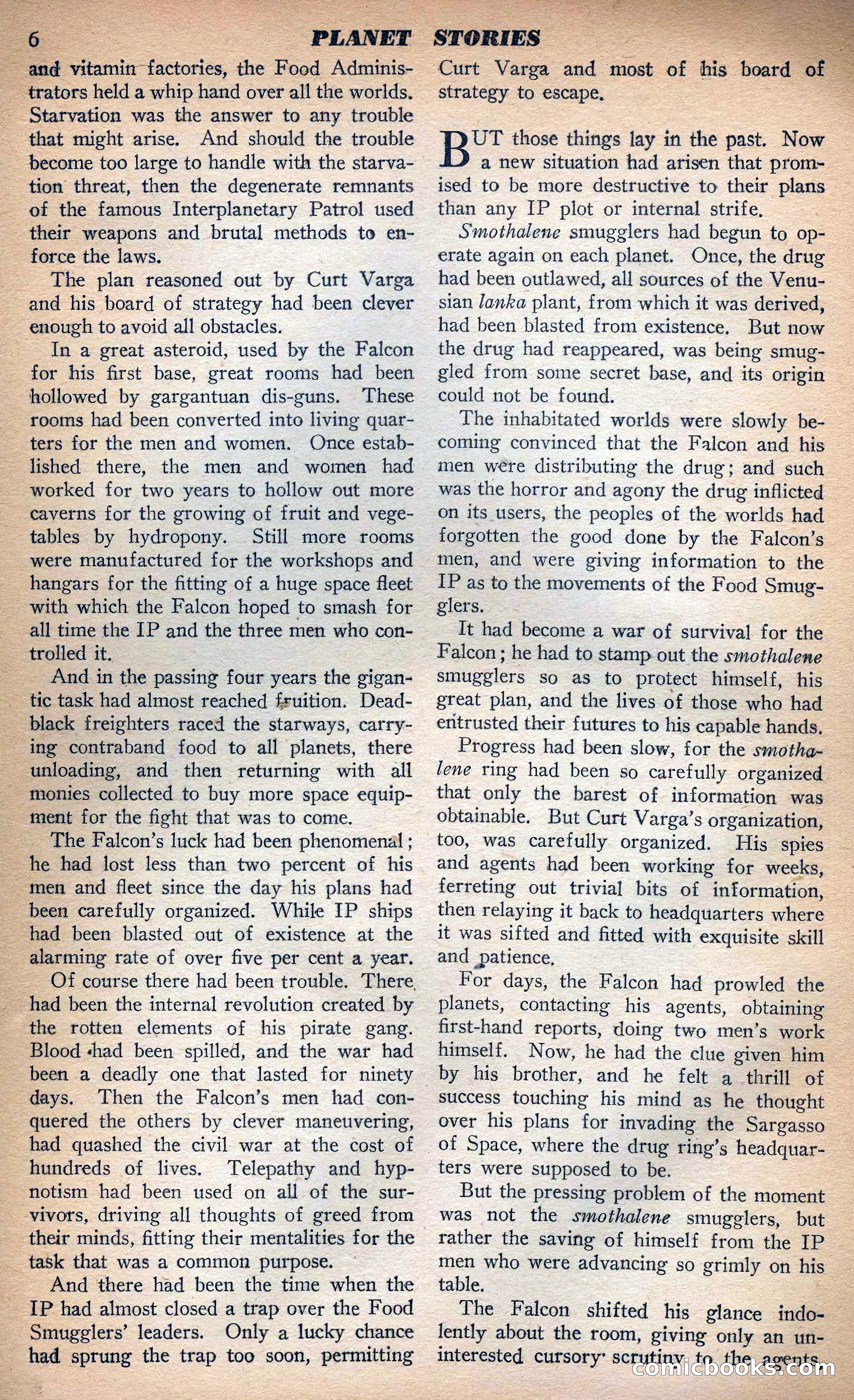 Planet Stories, Fall 1943 — page 9 of 134