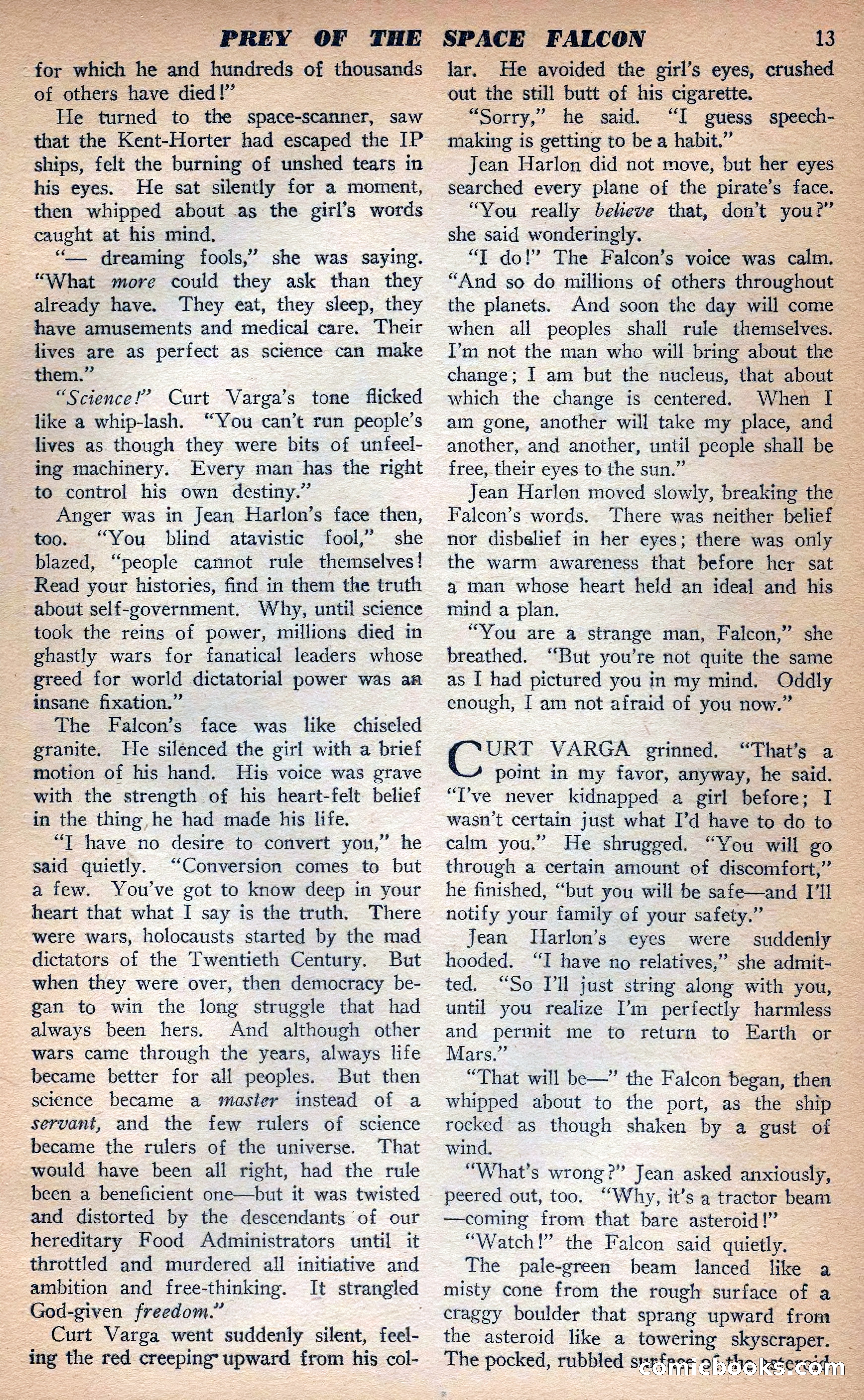 Planet Stories, Fall 1943 — page 16 of 134