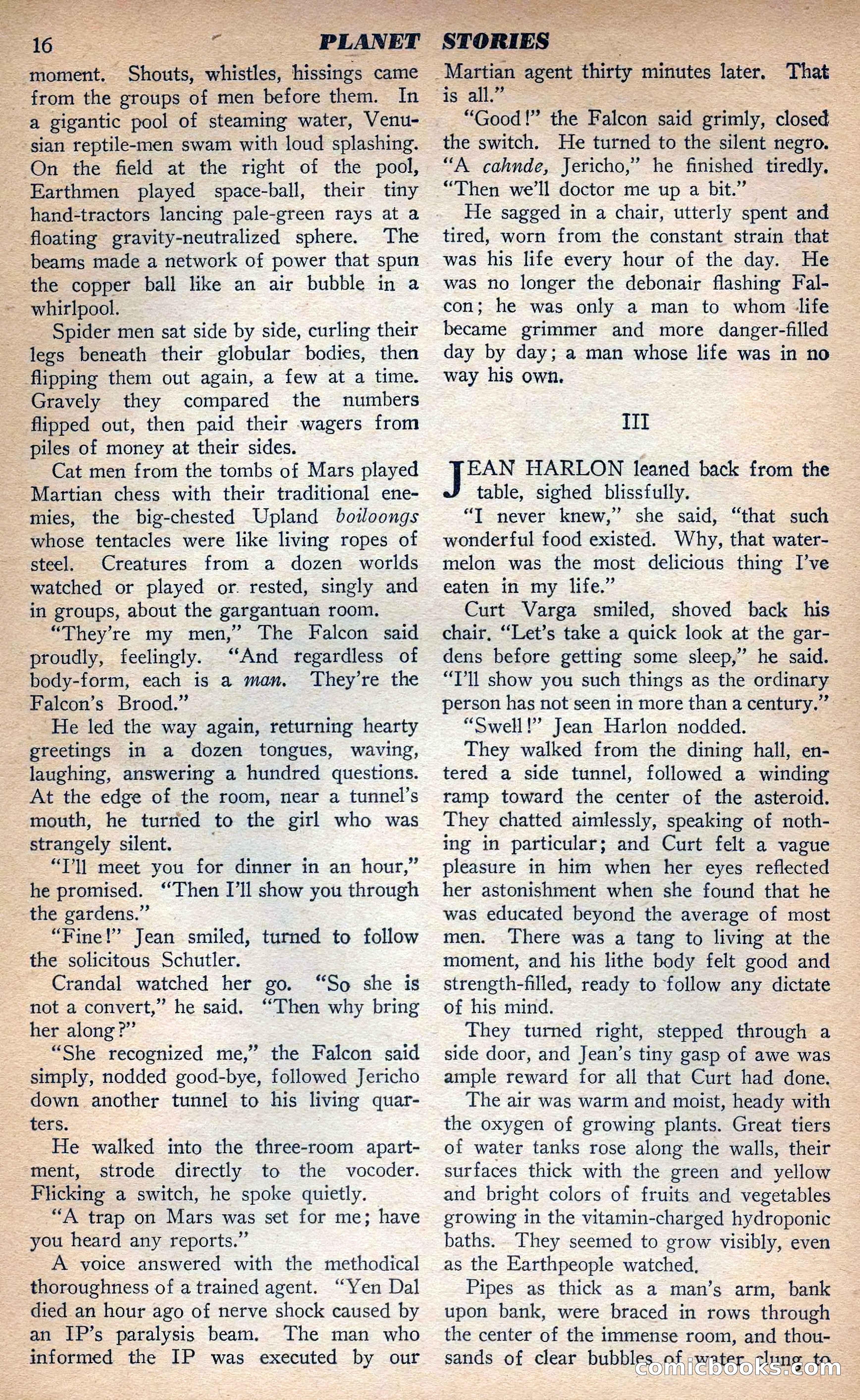Planet Stories, Fall 1943 — page 19 of 134