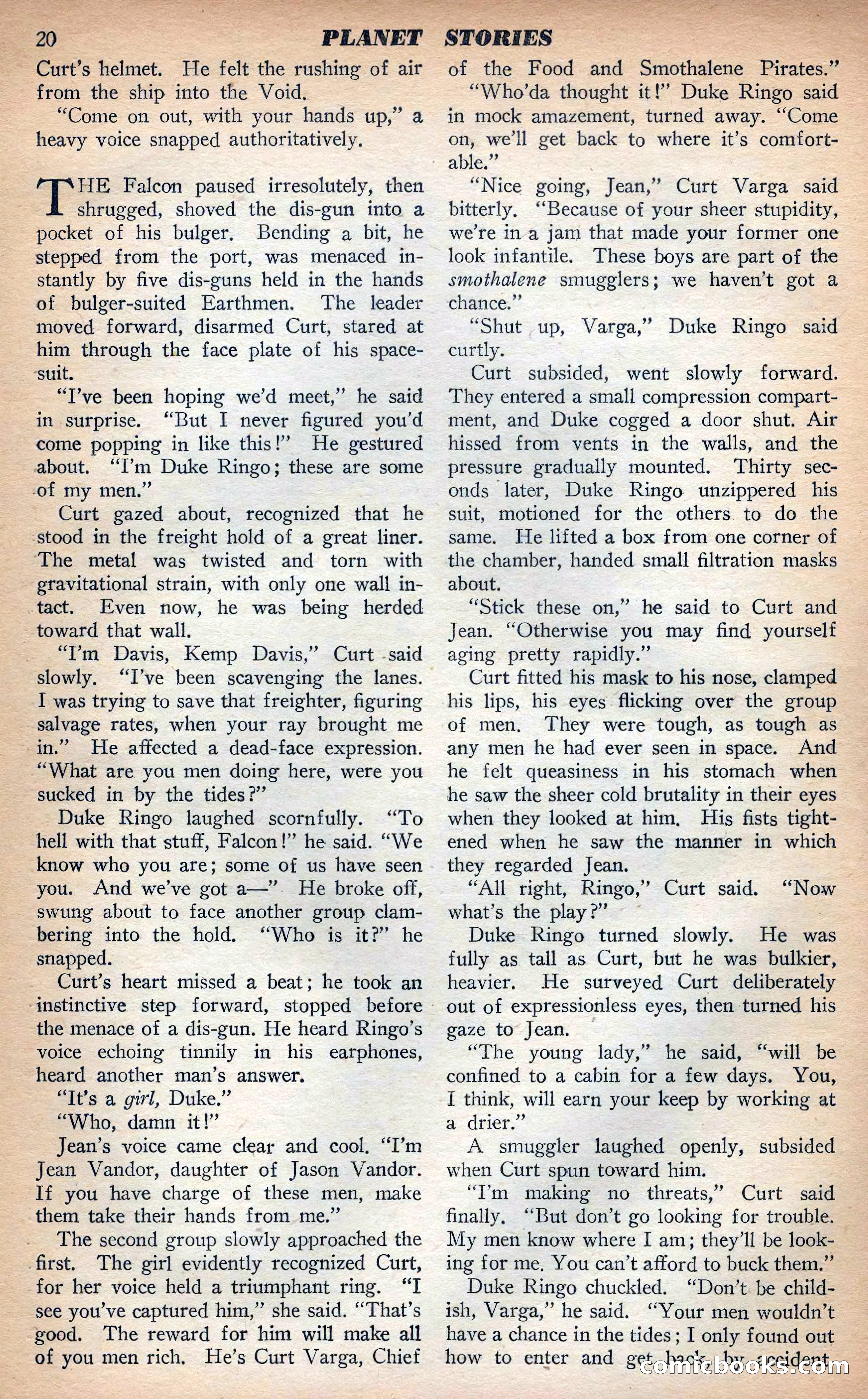 Planet Stories, Fall 1943 — page 23 of 134