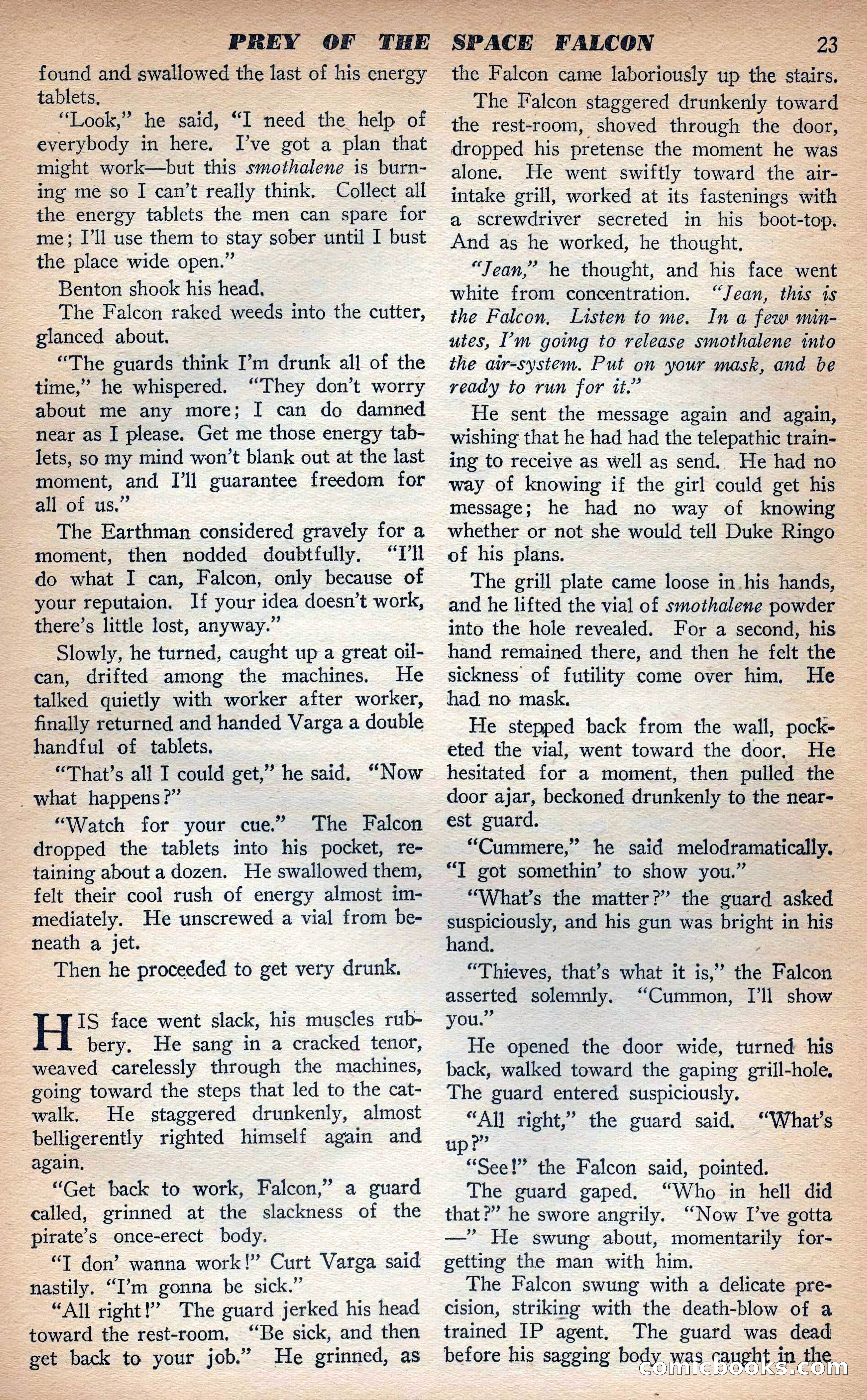 Planet Stories, Fall 1943 — page 26 of 134