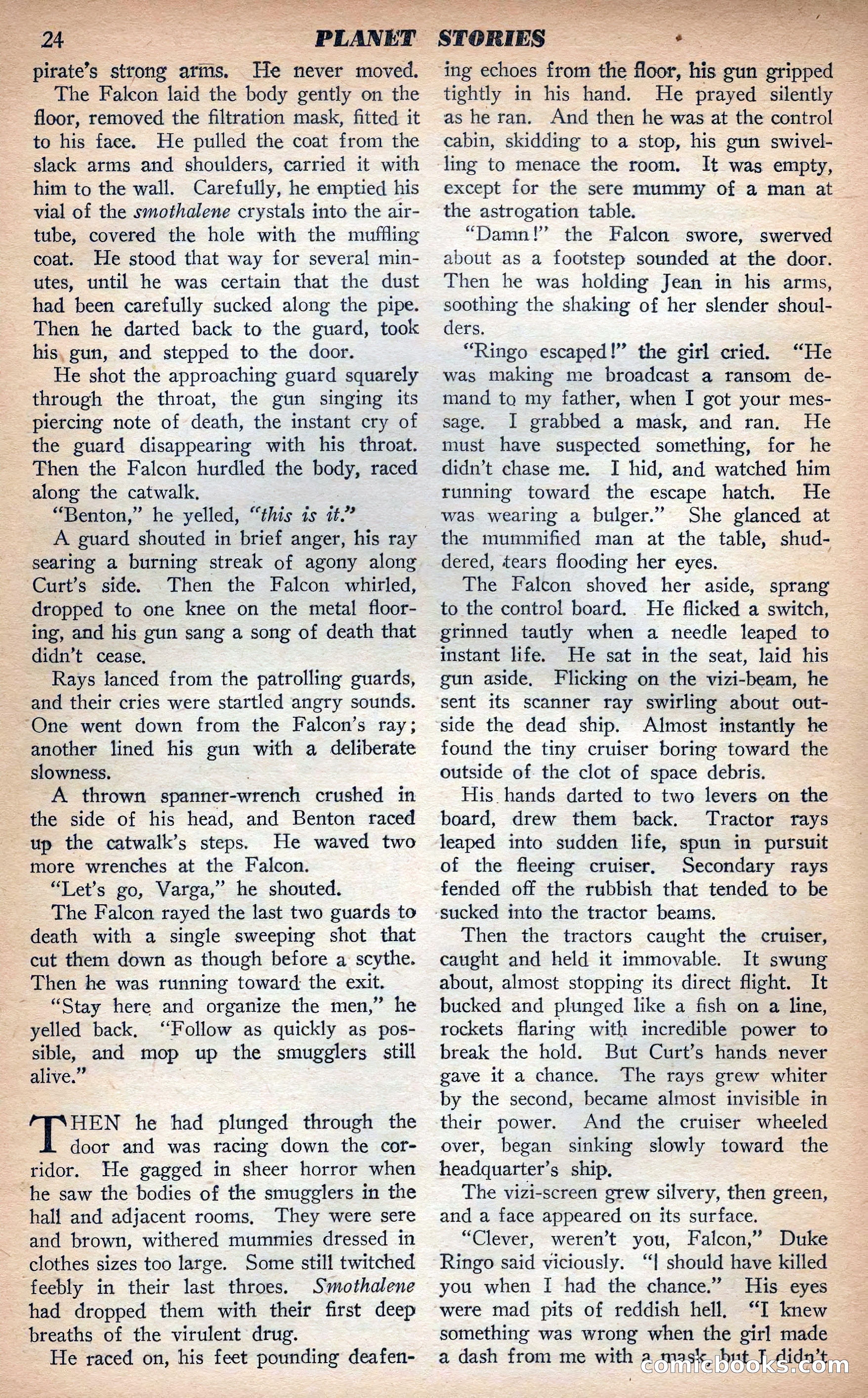 Planet Stories, Fall 1943 — page 27 of 134
