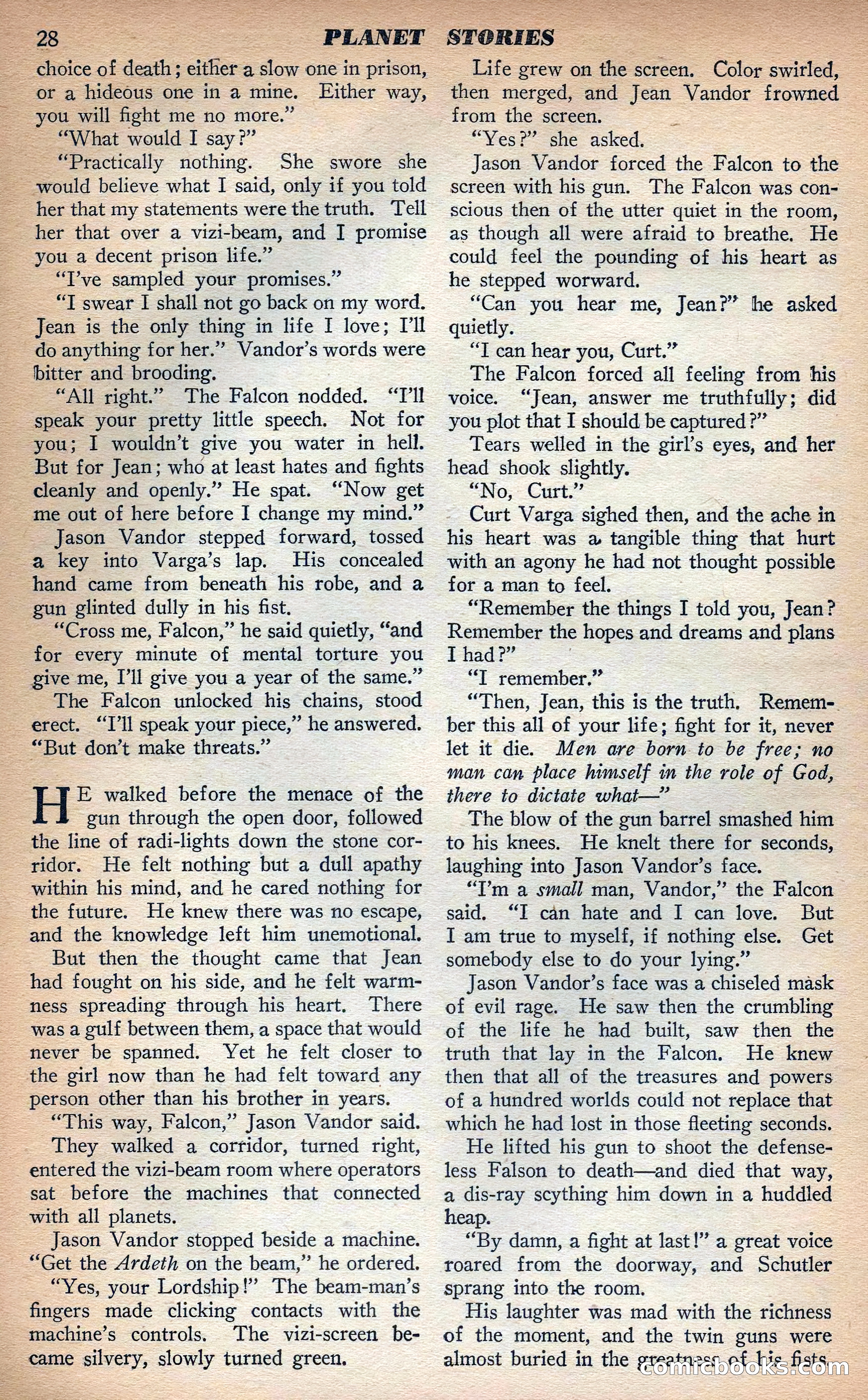 Planet Stories, Fall 1943 — page 31 of 134
